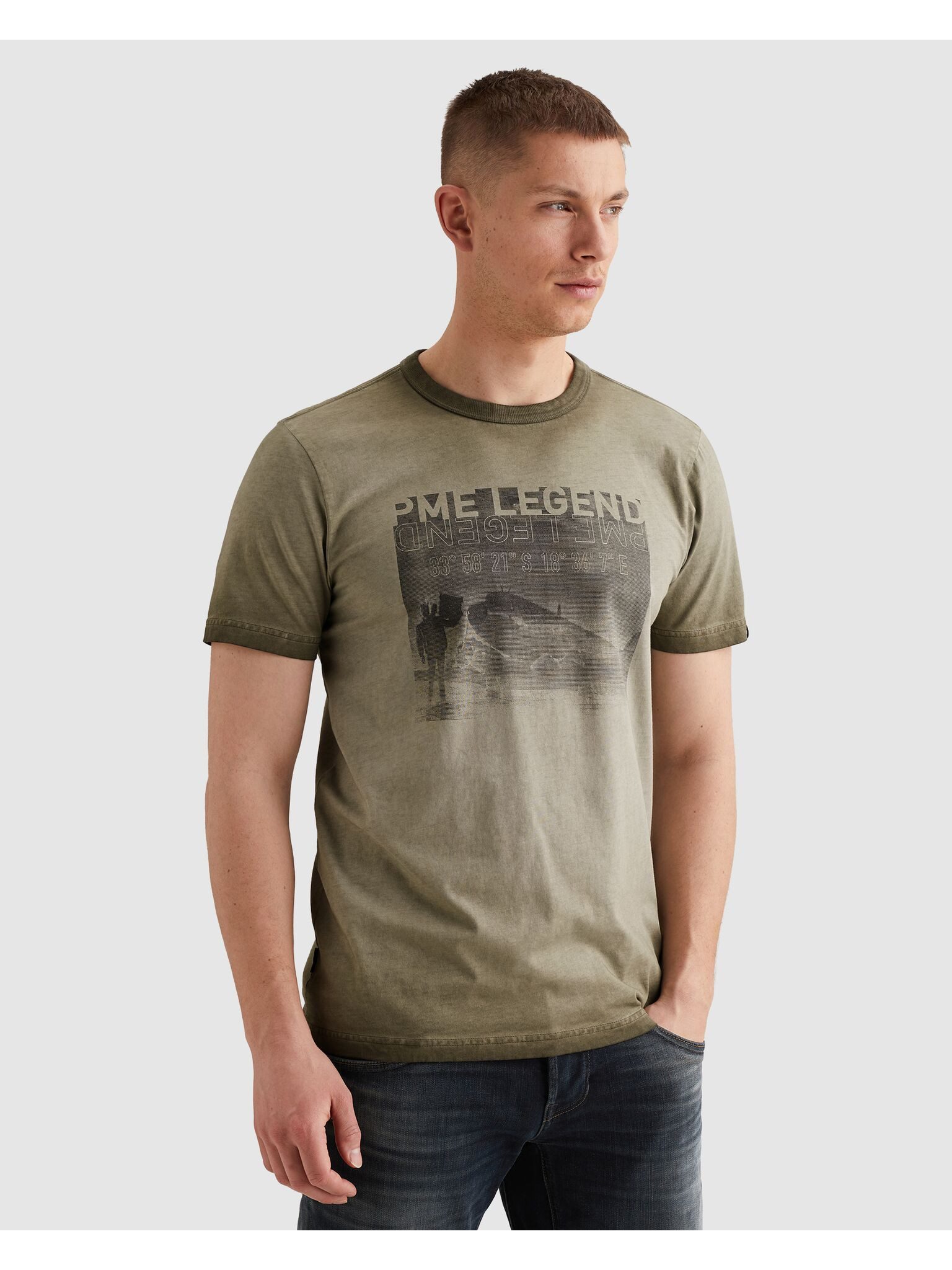 PME LEGEND T-Shirt Scold dye artwork Fotodruck