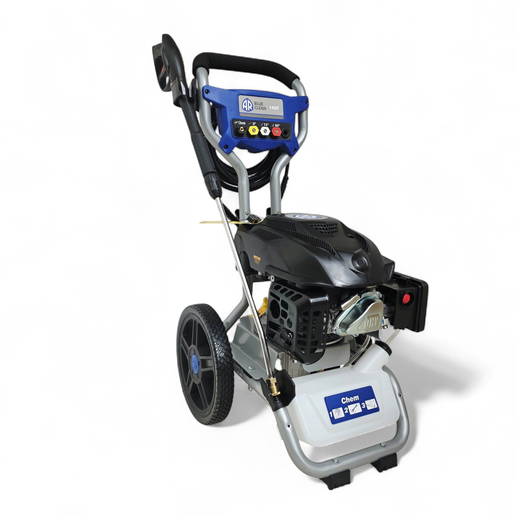 DeTec. Hochdruckreiniger Benzin 160 bar Annovi Reverberi Flächenreiniger 1425 6 PS Motor, Druck max: 160 bar, Fördermenge max: 480 l/h, Industriereiniger mit EHRV175 Motor