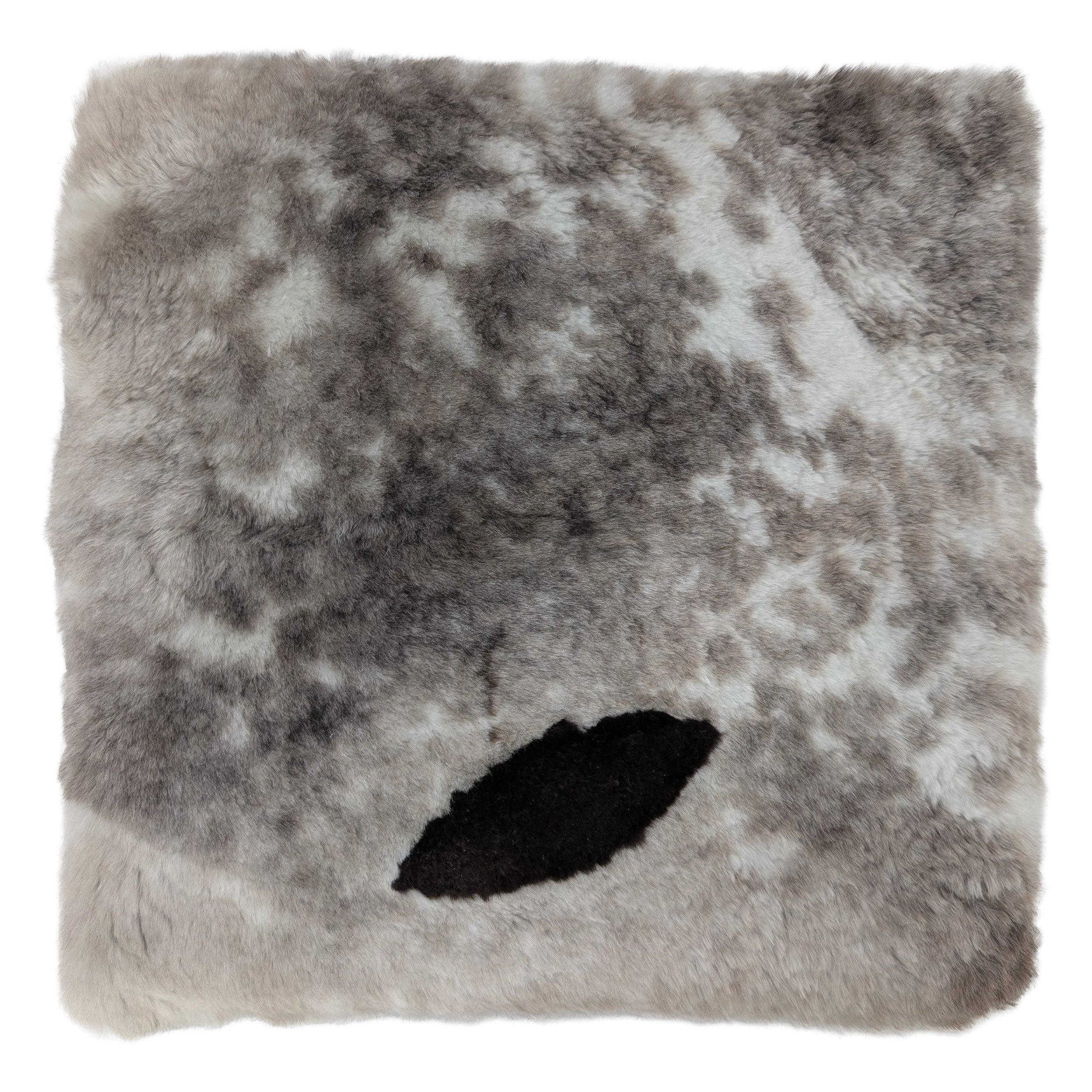 Reissner Lammfelle Sitzkissen Sitzauflage SOFI ungefärbte naturbunte Merino Lammfelle 35x35cm