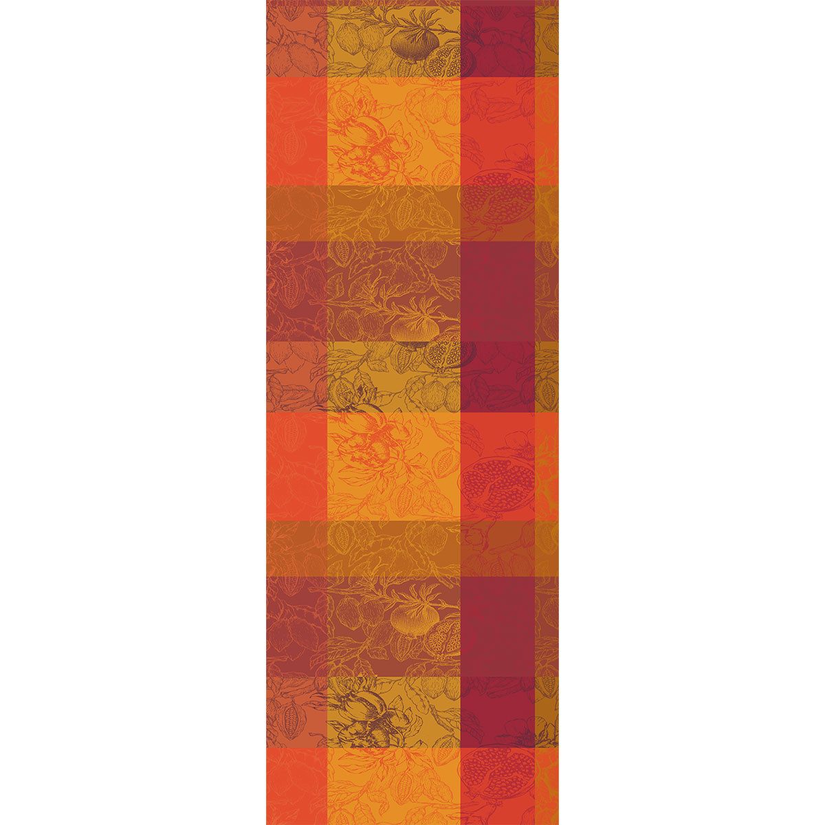 Garnier Thiebaut Tischläufer Tischläufer Mille Senteurs Epices 55x155 cm, jacquard-gewebt