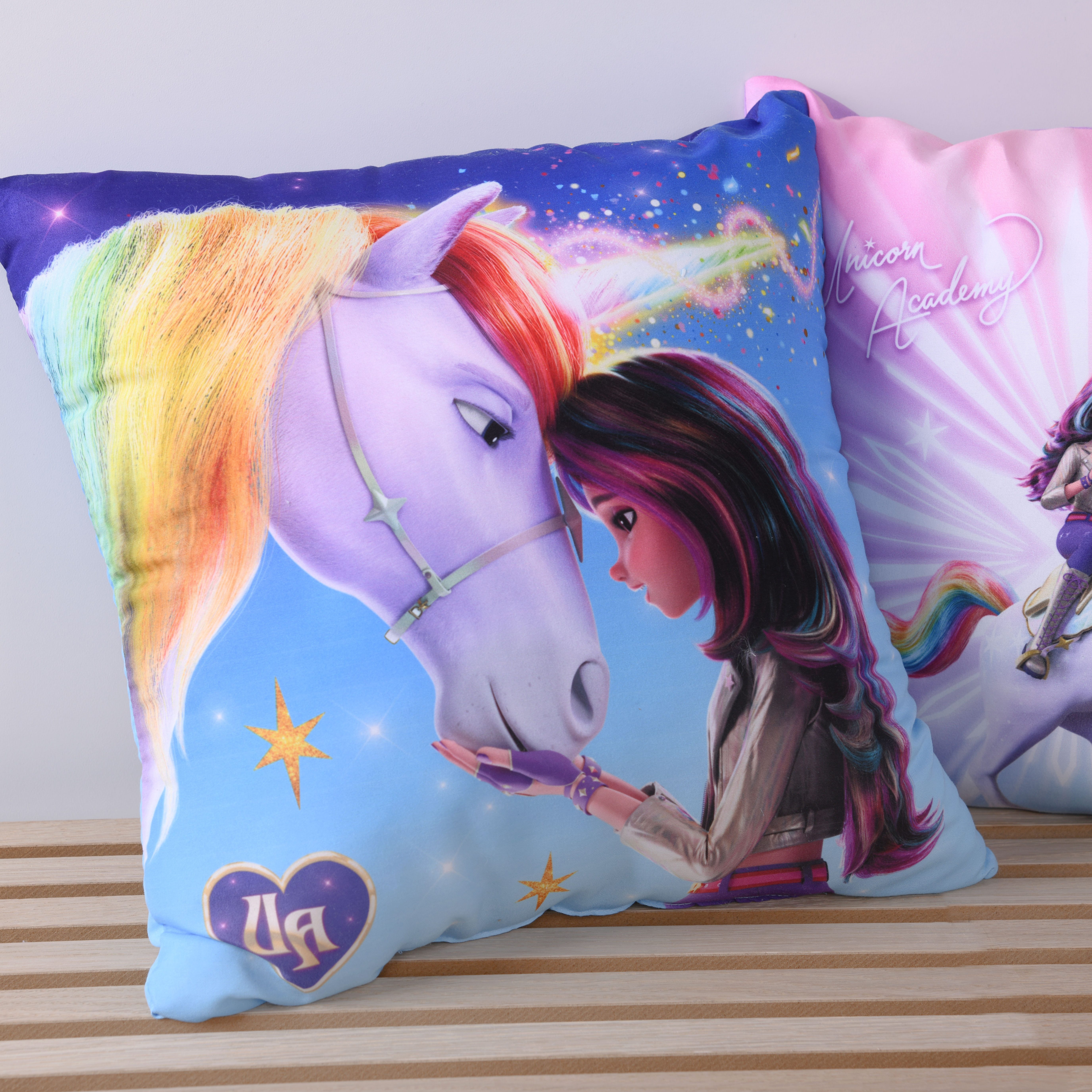 Unicorn Academy Dekokissen Unicorn Academy, hochfarbig bedruckt