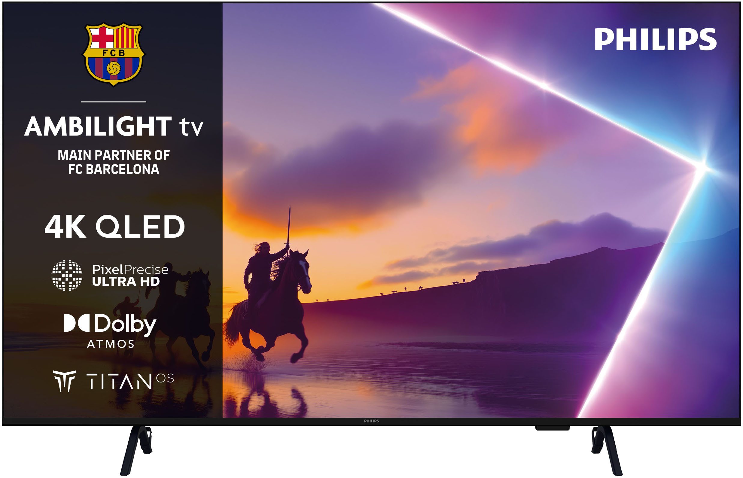 Philips 43PUS8400/12 QLED-Fernseher (108 cm/43 Zoll, 4K Ultra HD, Smart-TV)