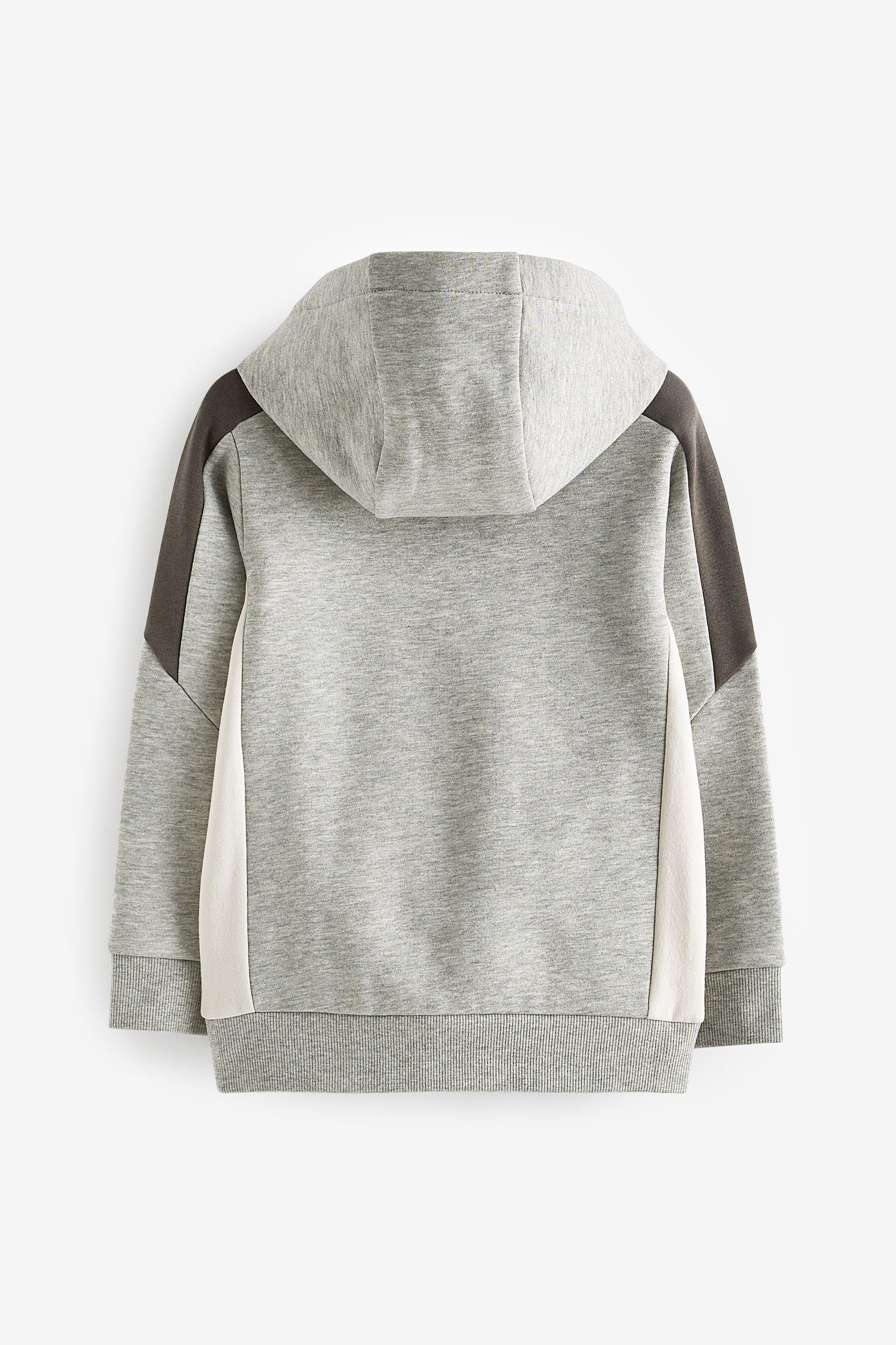 Next Kapuzensweatshirt Kapuzensweatshirt Grey/Black Blockfarben in (1-tlg)