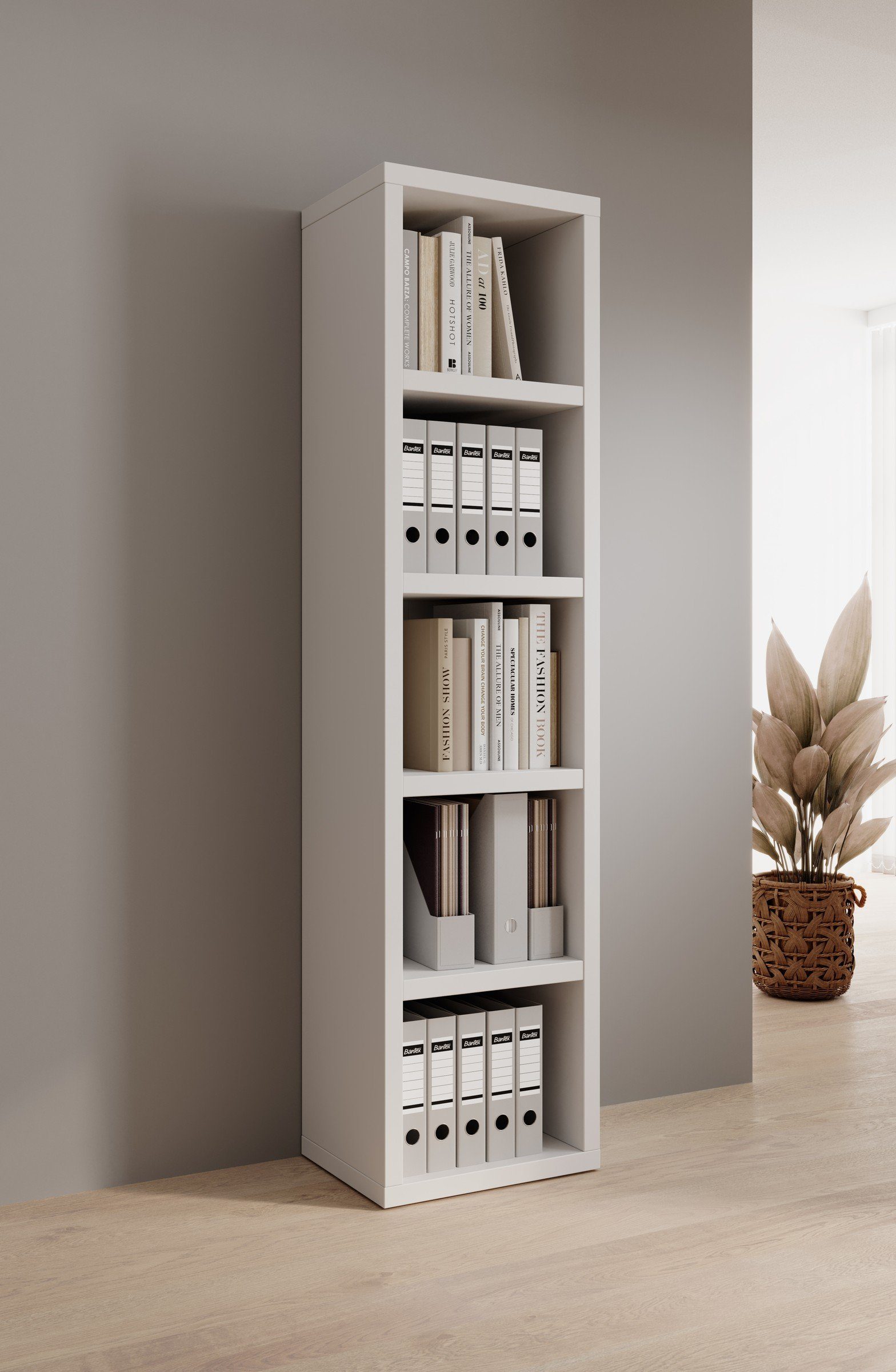 PREISBRECHER Regal Modica, in Weiß. Abmessungen (BxHxT) 50x201x38 cm günstig online kaufen