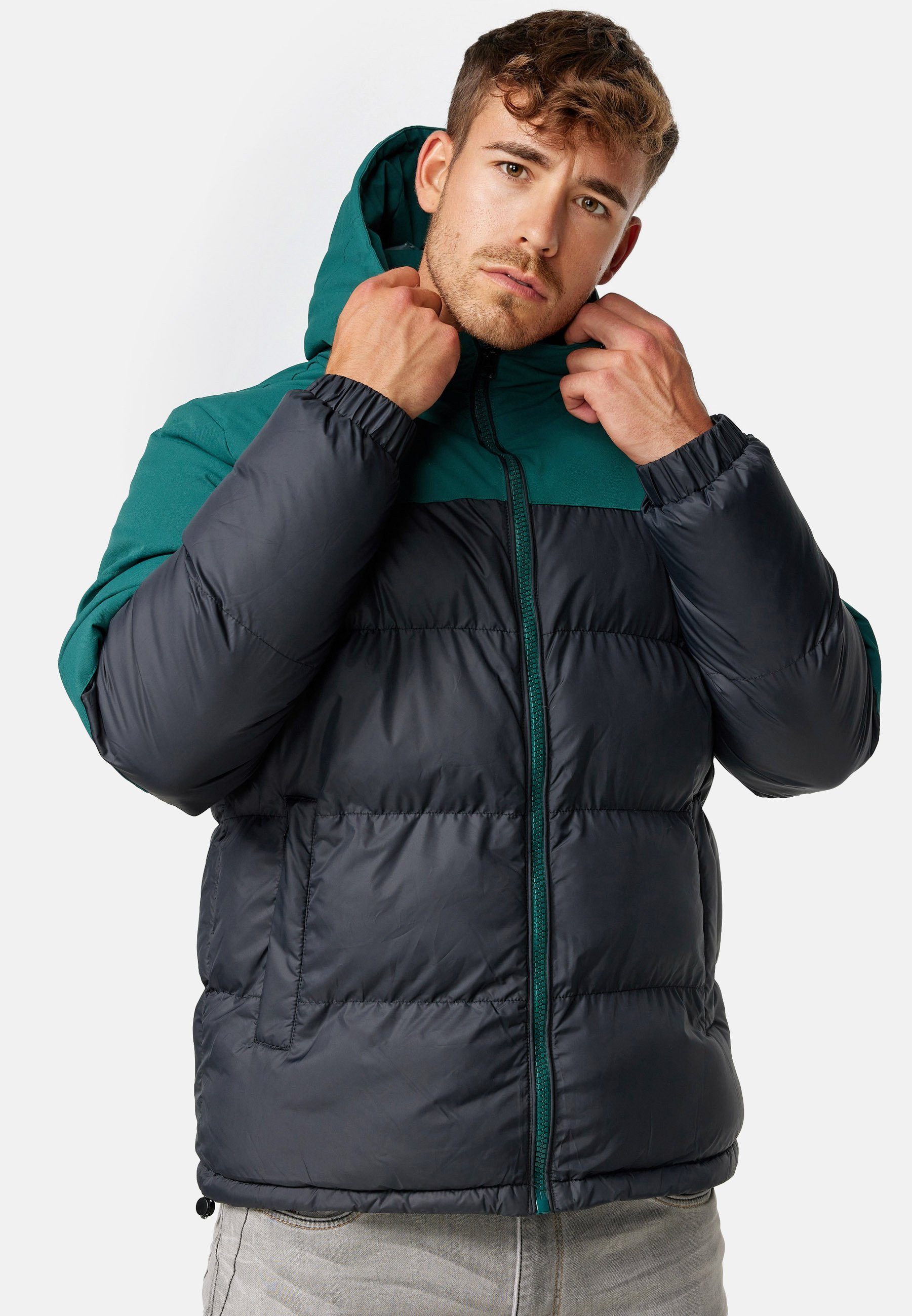 Indicode Winterjacke Herren Danix Jacke Winter Herrenjacke
