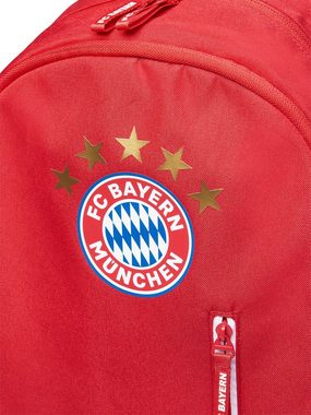 FC Bayern Freizeitrucksack FC Bayern München 5 зірок Logo rot, Aus recyceltem PET Material