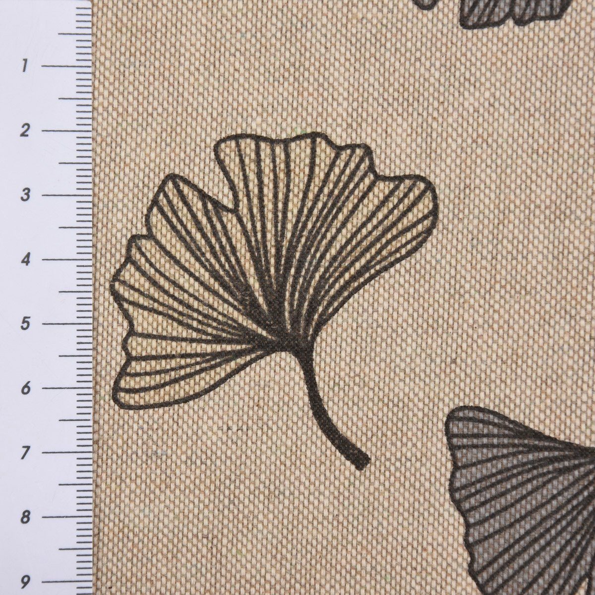 SCHÖNER LEBEN. Dekokissen SCHÖNER grau Ginkgo Blatt LEBEN. Kissenhülle Leaf natur Ginko