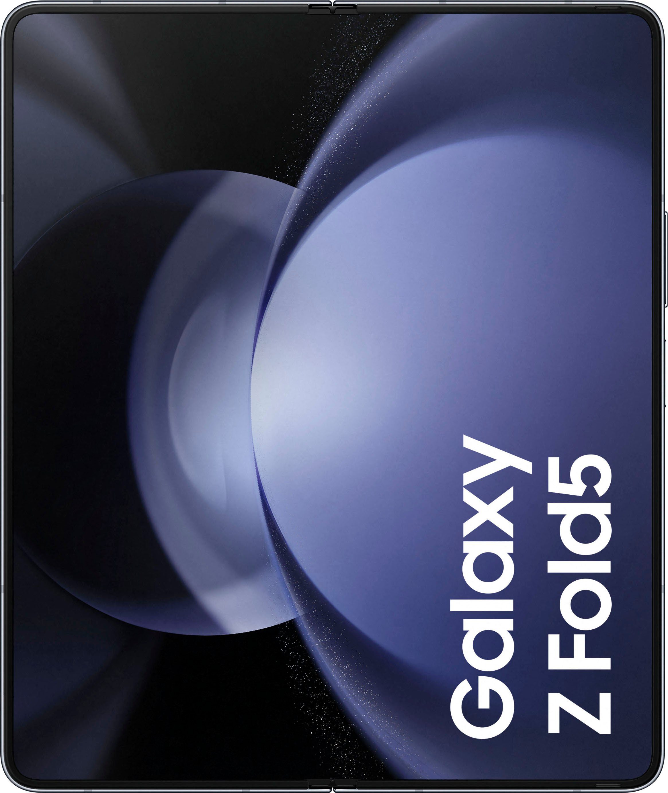 Samsung Galaxy Z Fold Blue 256 GB (19,21 5 Smartphone 50 Zoll, Speicherplatz, MP cm/7,6 Kamera) Icy