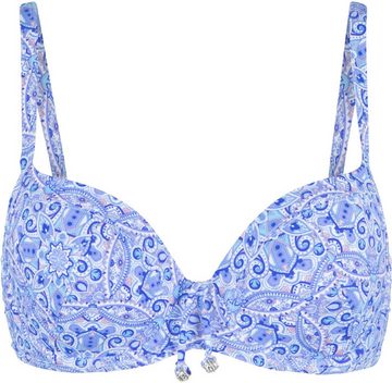 LingaDore Bade-Shirt Form Bikini BLUE PAISLEY PRINT