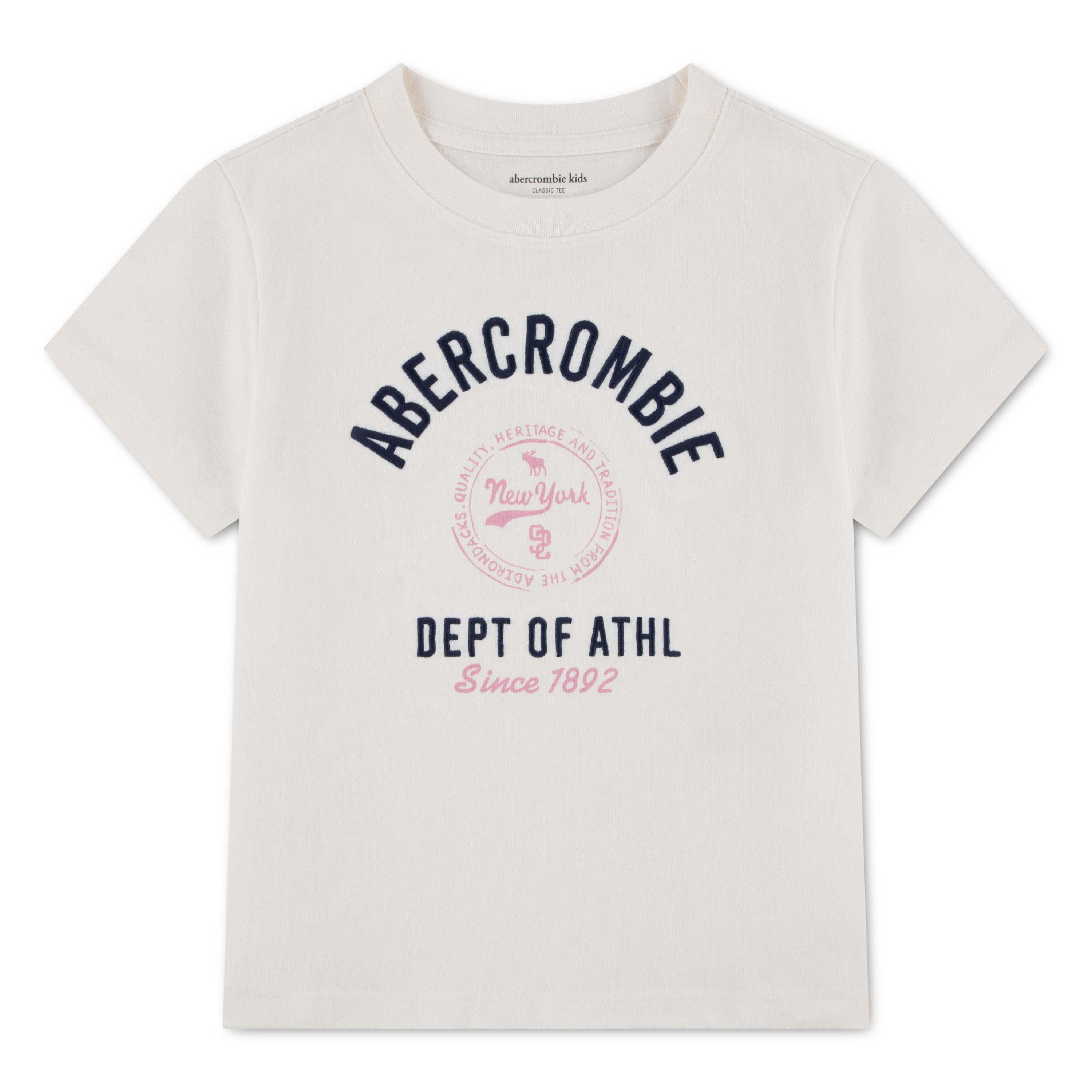 Abercrombie Kids T-Shirt AFG Y2K CORE CLASSIC TEE Hochwertiger Frontprint, veredelt mit einer flauschigen Applikation