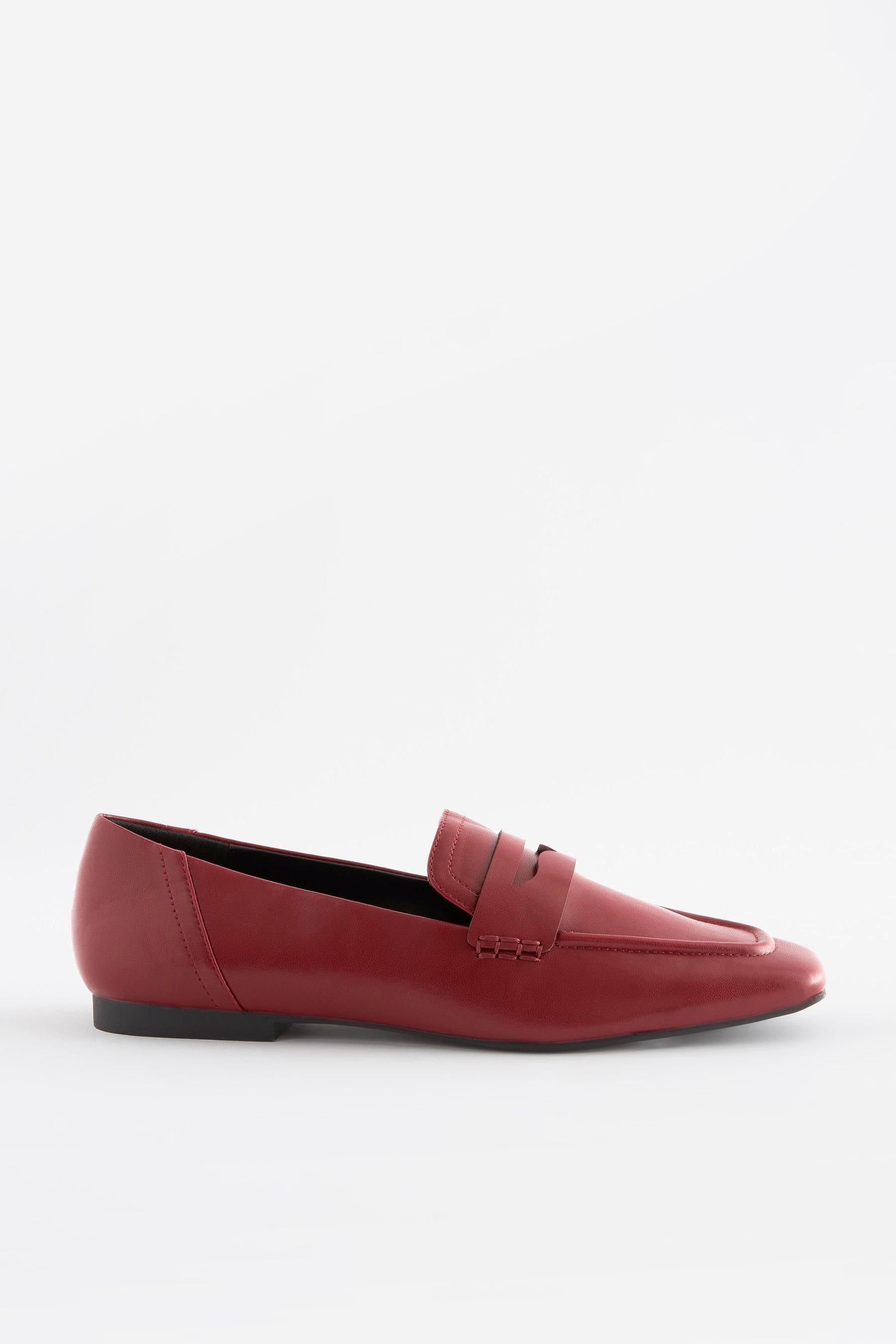 Next Forever Comfort® Loafer mit eckiger Zehenpartie Loafer (1-tlg) Red