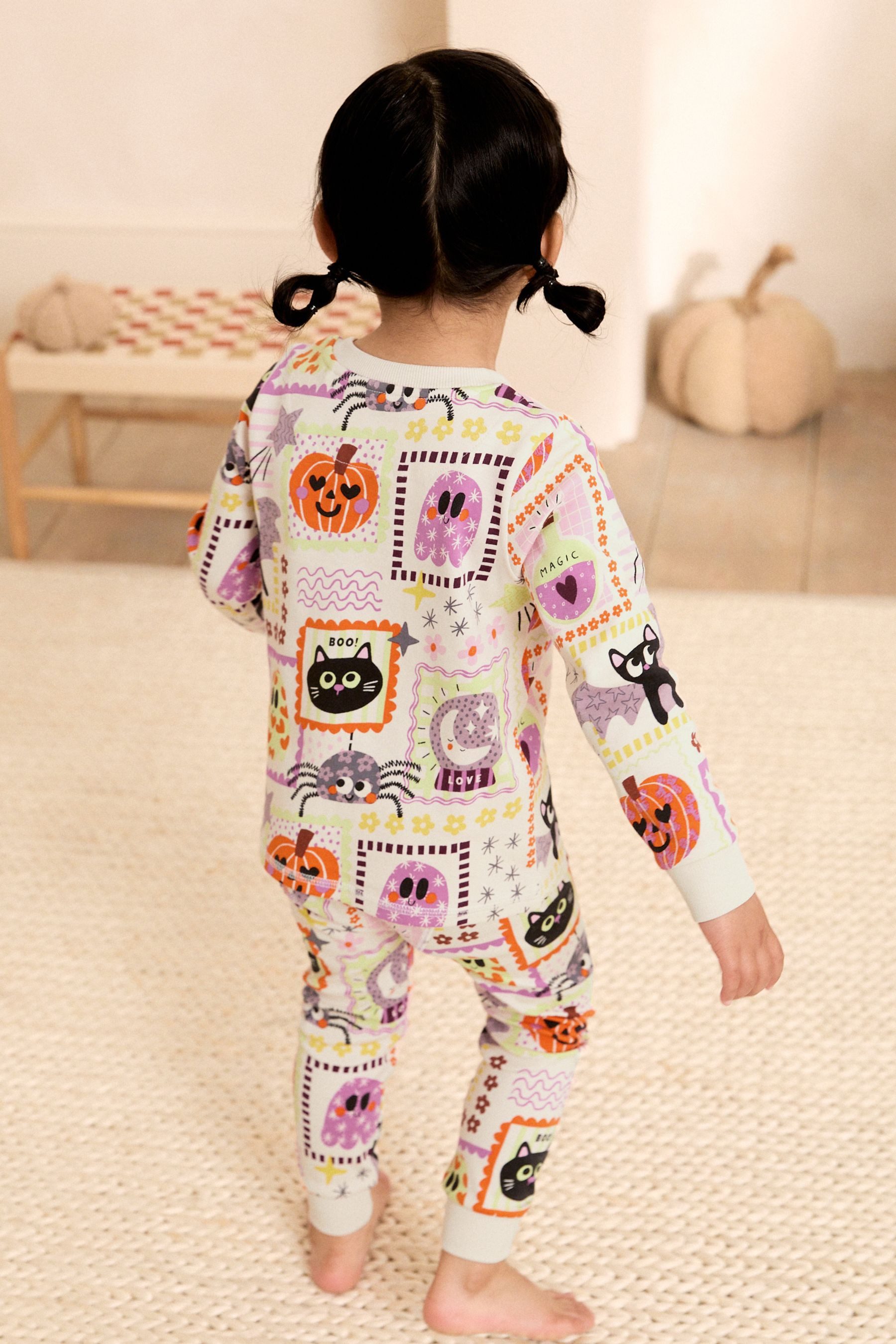 Next Pyjama Snuggle Schlafanzug mit Halloween-Motiv (2 tlg) – Bild 2 von 5