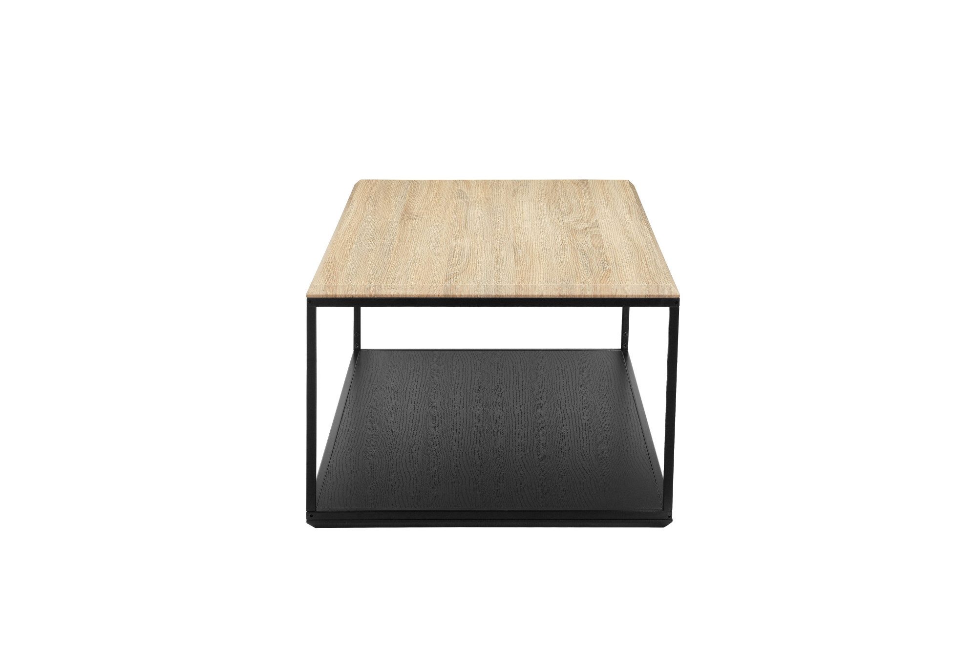 INOSIGN Couchtisch Nathan, pulverlakiertes Gestell mit Tischplatte in Eichenoptik