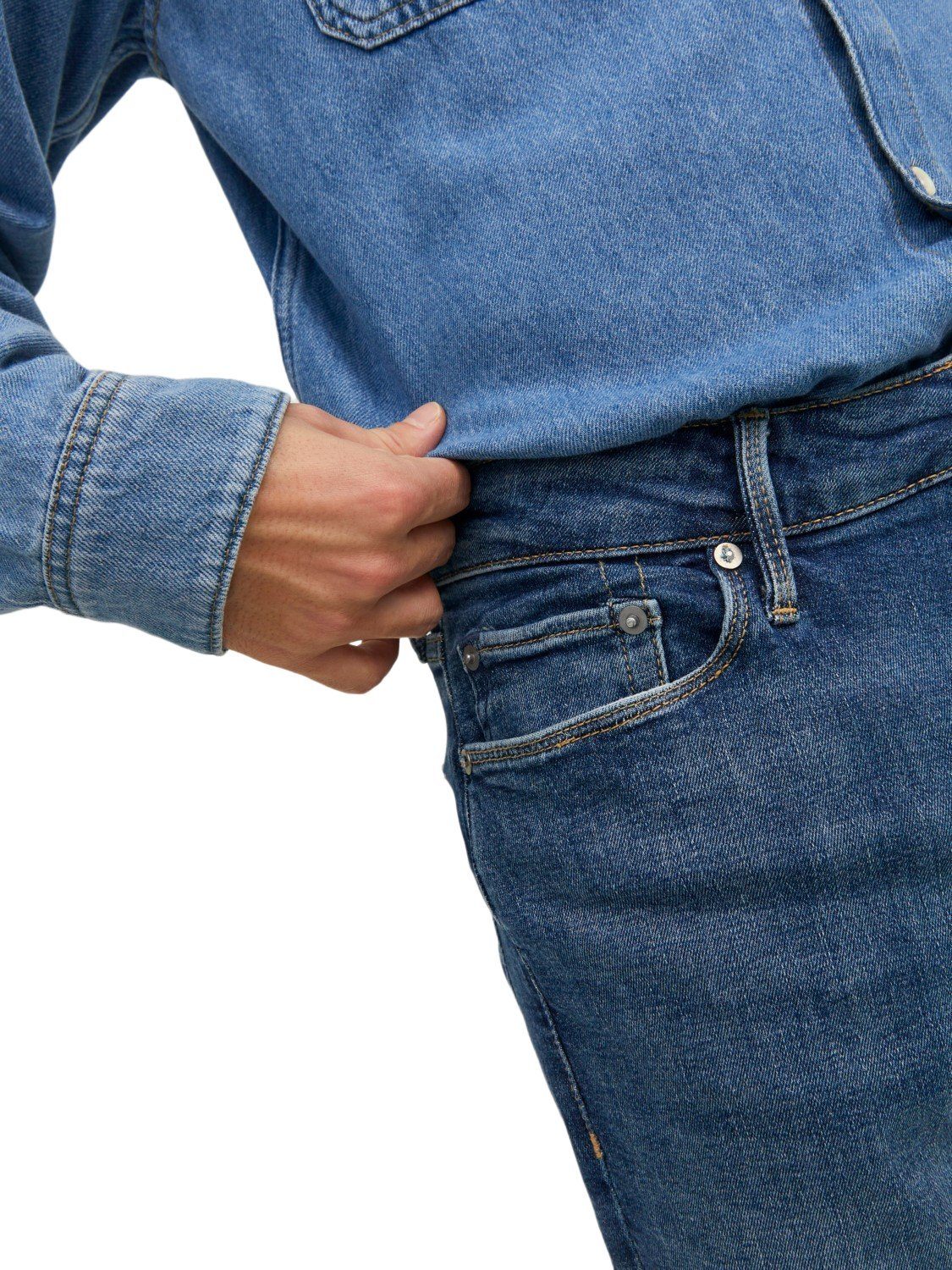 JOS Jones Jack 298 Straight-Jeans mit JJICLARK & JJEVAN Stretch