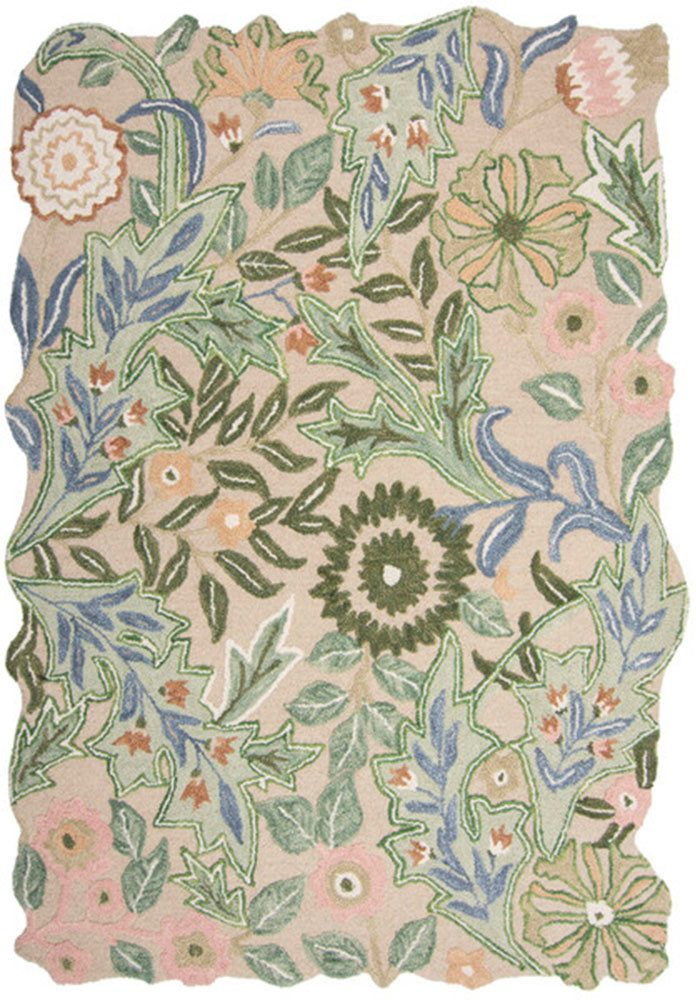 FLAIR RUGS Wollteppich Bryony Floral, rechteckig, günstig online kaufen