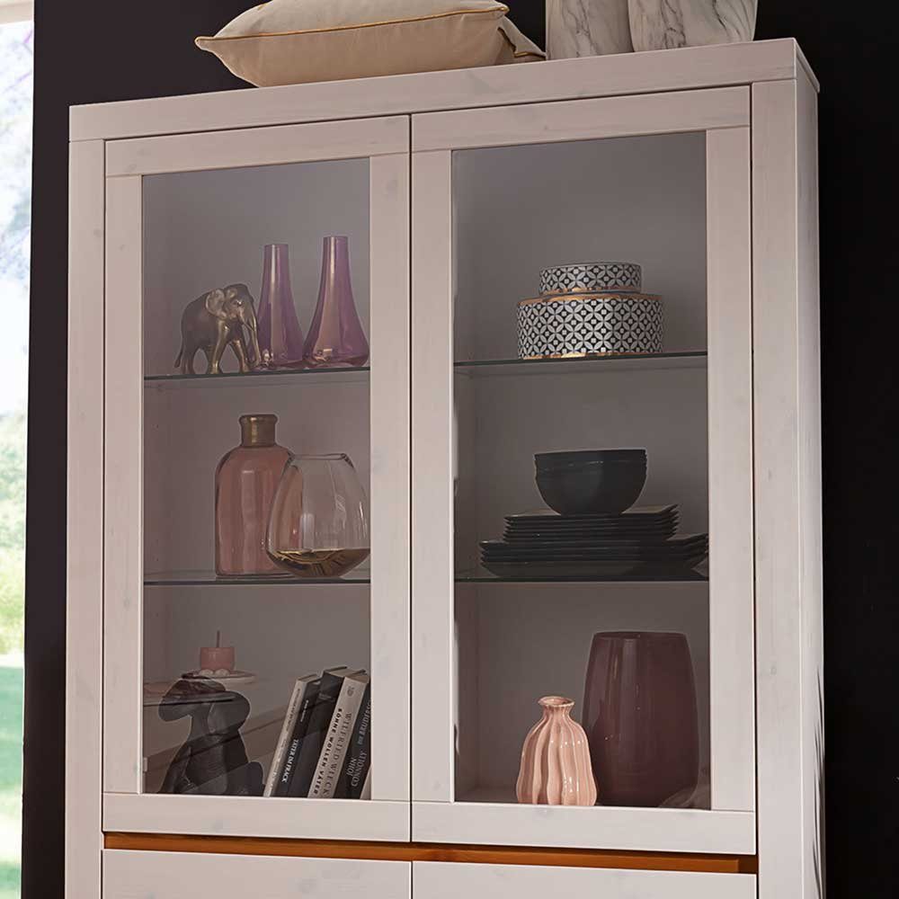 Vitrine Massivholz Pharao24 aus Axinta