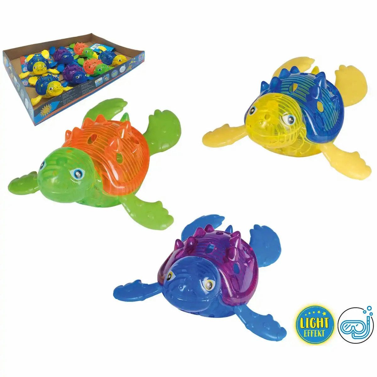 Happy People Spiel Happy People Tauchtier Schildkröte 13cm – 1 aus 3 zufällig
