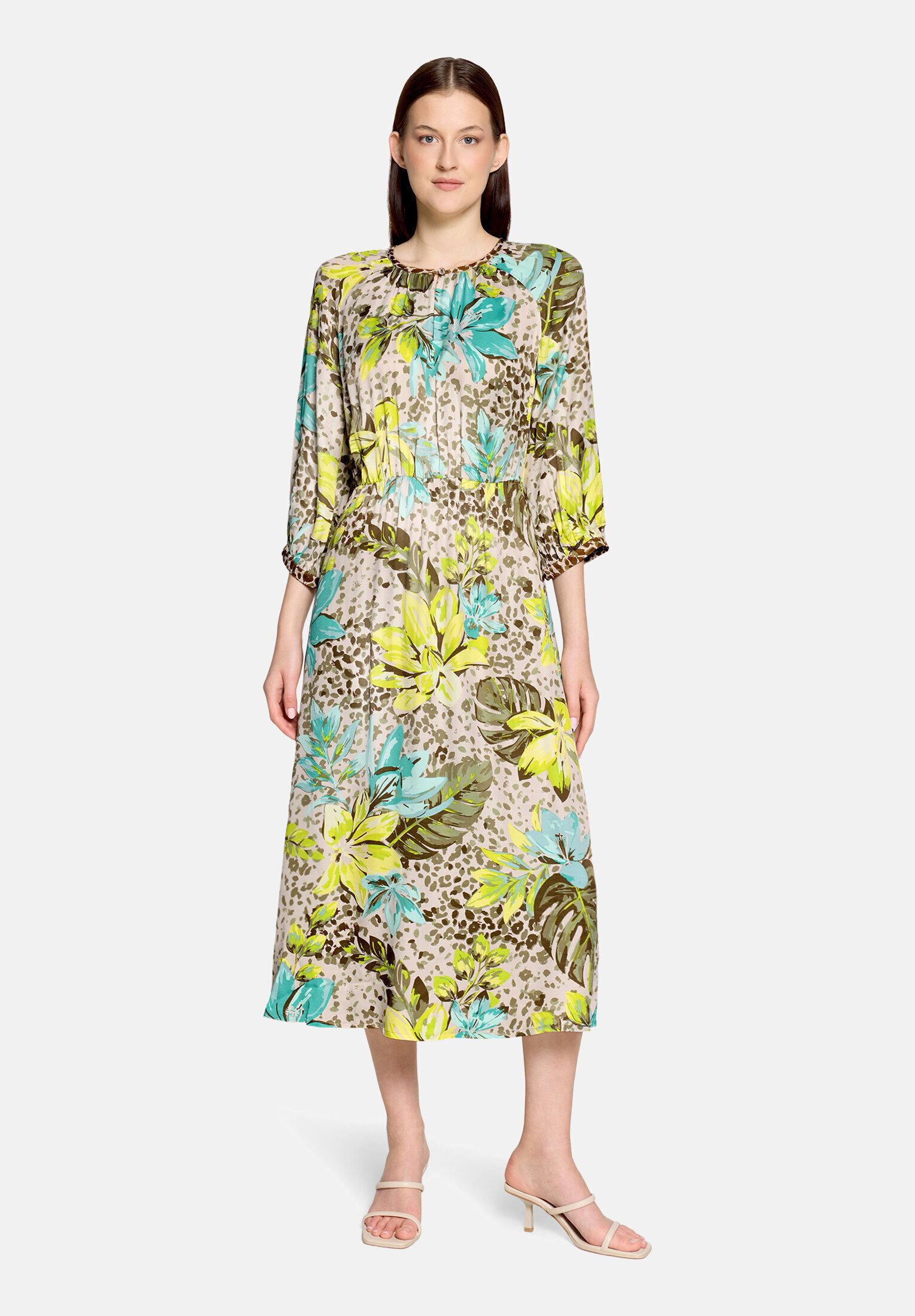 Betty Barclay Sommerkleid Damen mit Rundhalsausschnitt