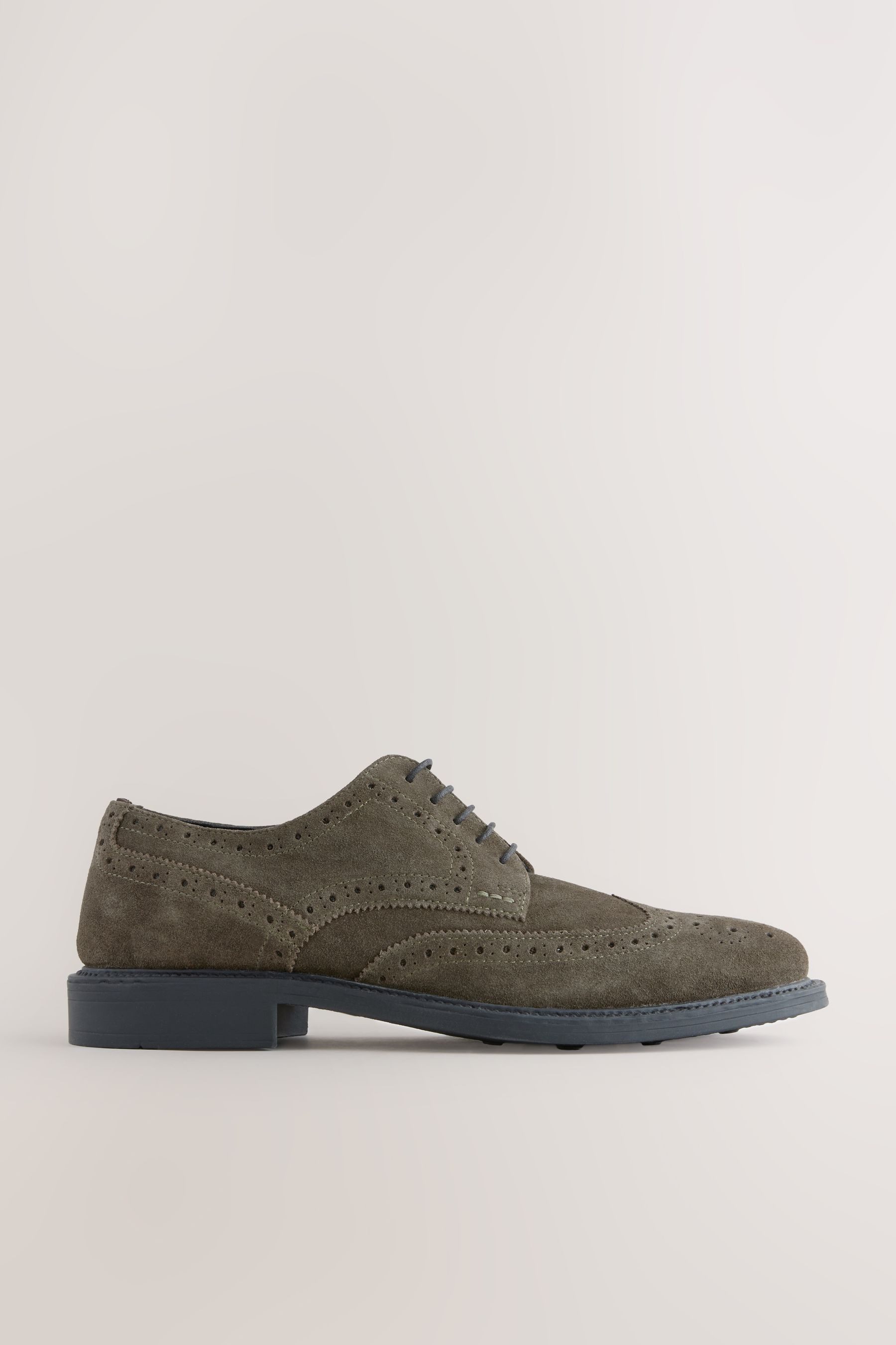 Next Brogues aus Veloursleder Budapester (1-tlg)