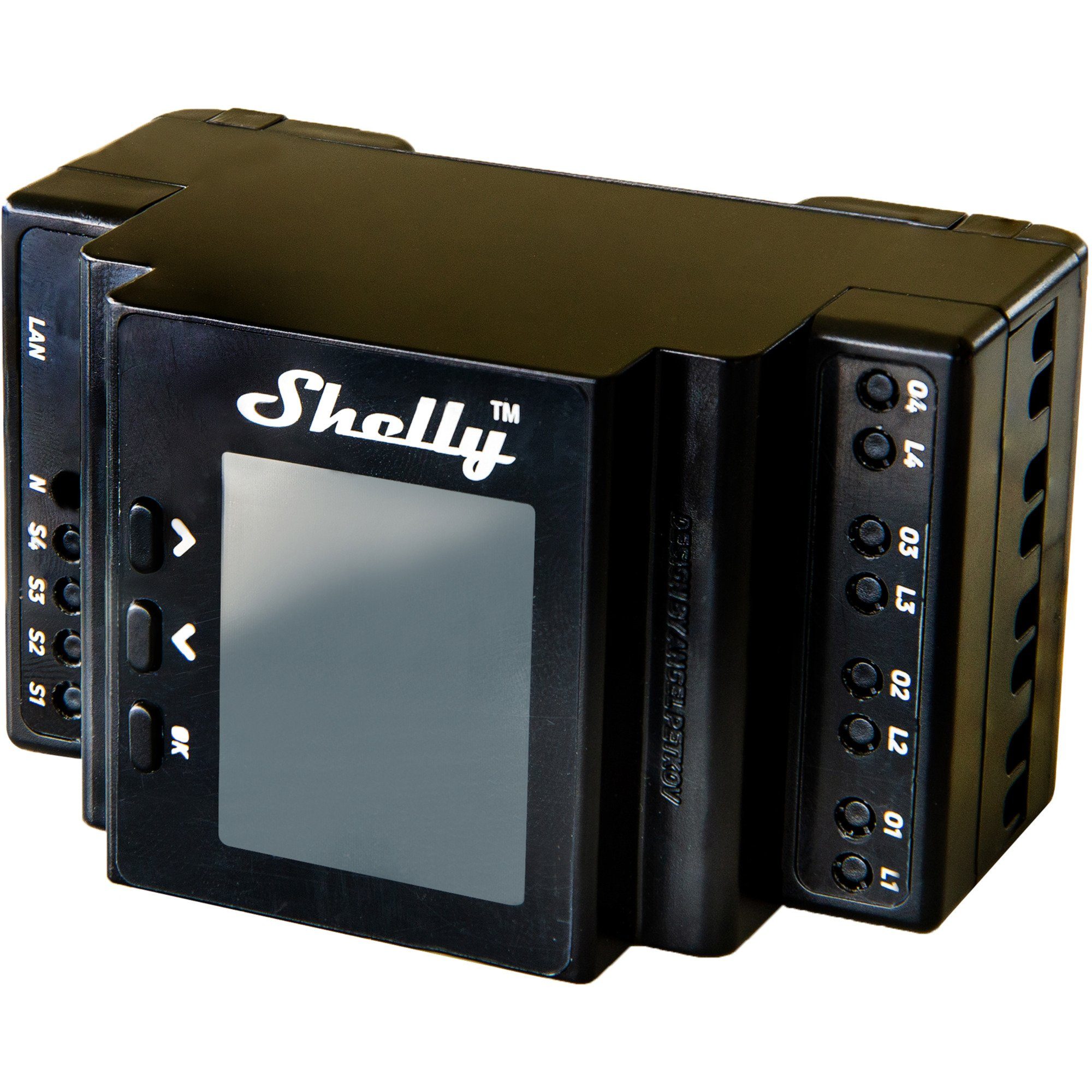 Shelly 4Pro PM, Relais, (vier Kanäle) Smart-Home-Zubehör