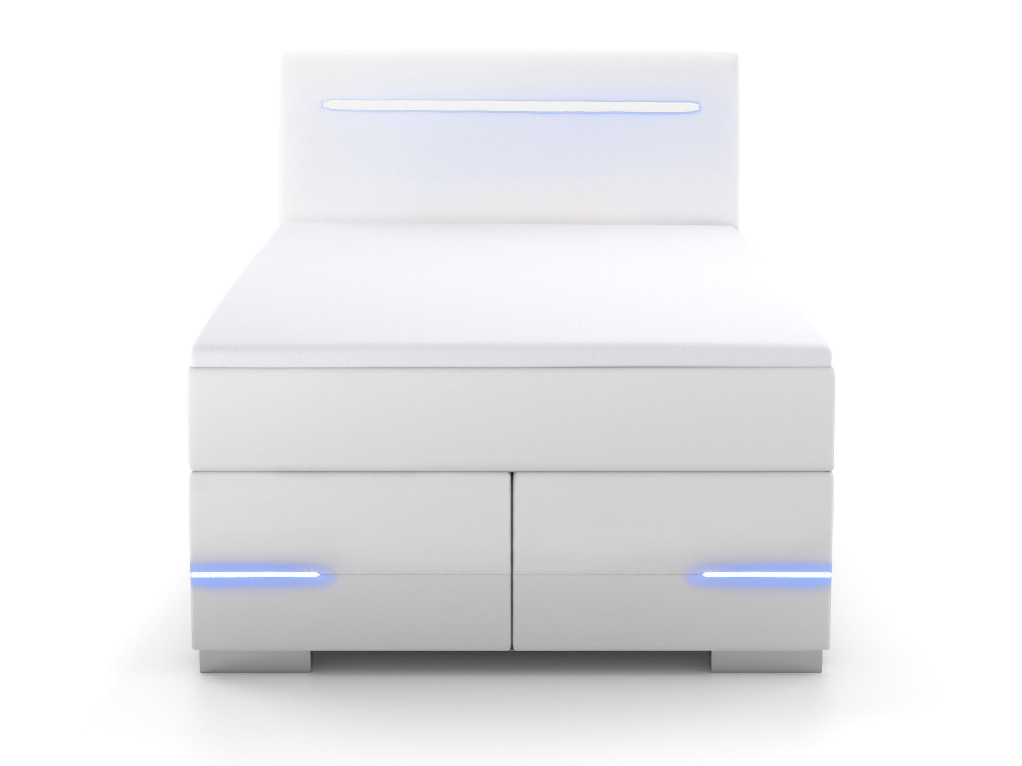 wonello Boxspringbett Lennox, mit LED-Beleuchtung, 2x günstig online kaufen