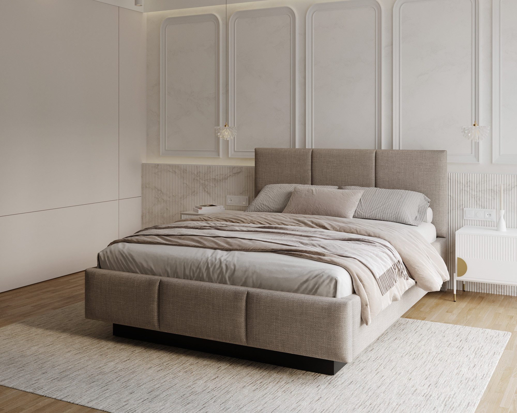 thematys Polsterbett Stauraumbett mit Bettkasten 90x200, 120x200, 140x200, günstig online kaufen