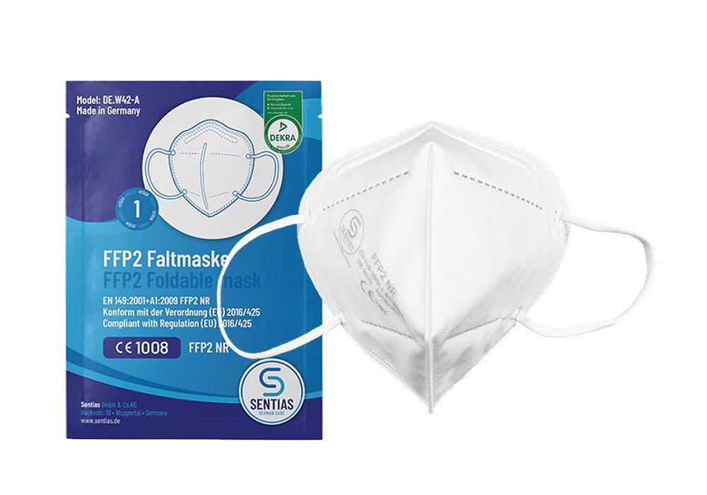 Gesichtsmaske Premium FFP2 NR D Atemschutzmasken - Made in Germany
