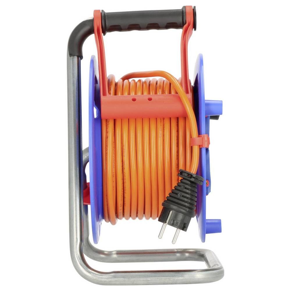 Brennenstuhl IP44 Kabeltrommel 25 m AT-N05V3V3-F 3G1.5 1218740 Kabeltrommel, UV-Beständig, für Außenbereich geeignet