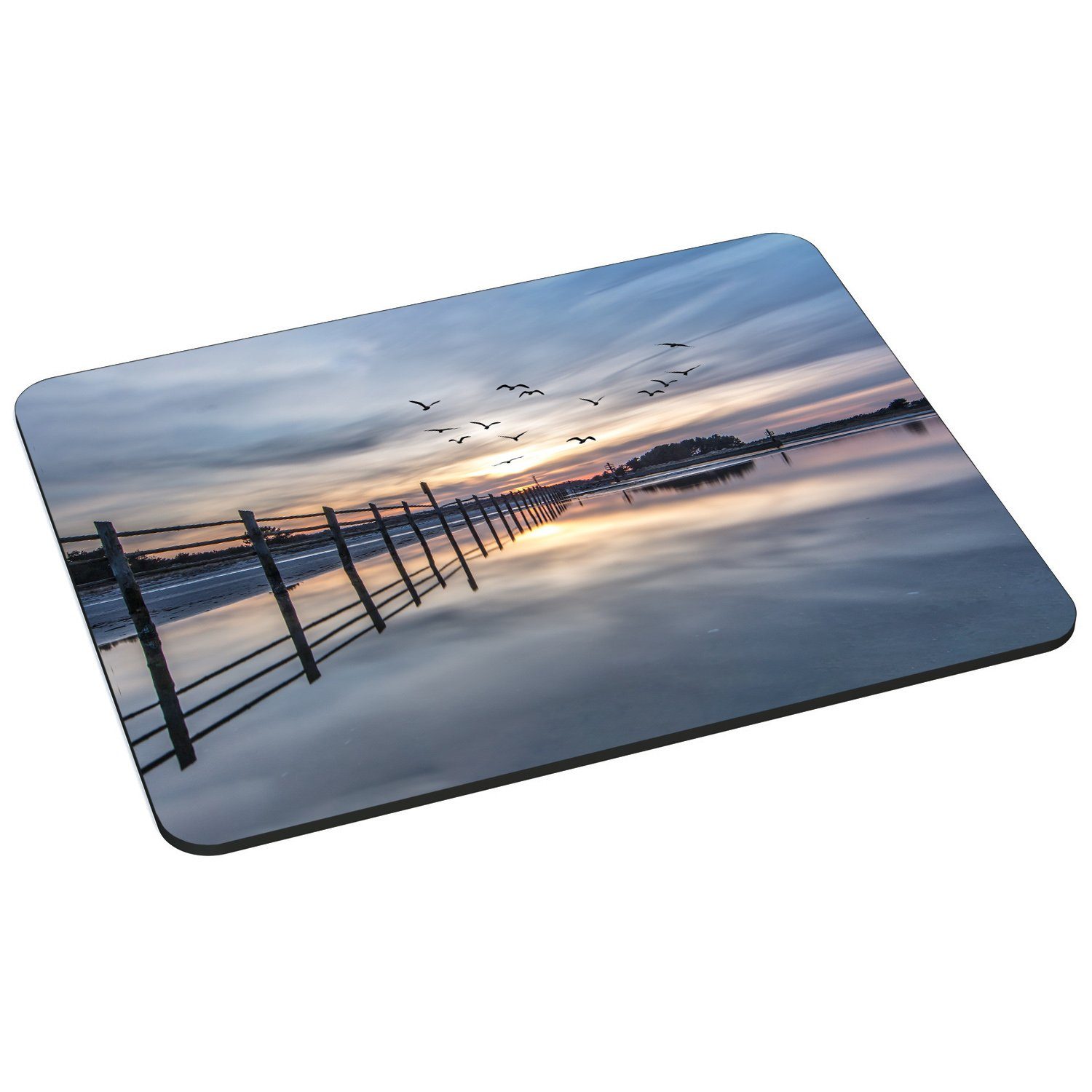 PEDEA Gaming Mauspad 22 cm x 18 cm mit Motiv (Größe L), mit vernähten Rändern und Rutschfester Unterseite