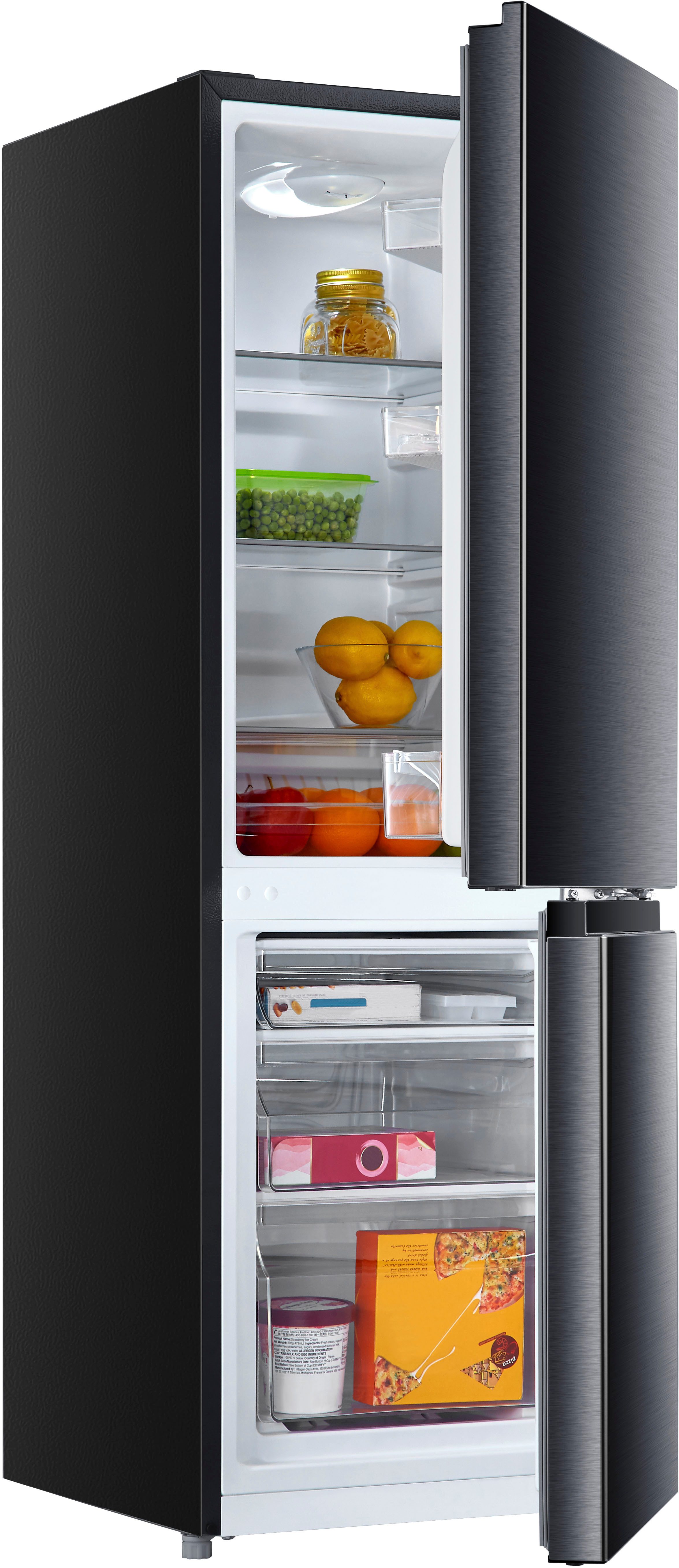 Hanseatic Kühl-/Gefrierkombination HKGK14349BBI, 143 cm hoch, 49,5 cm breit