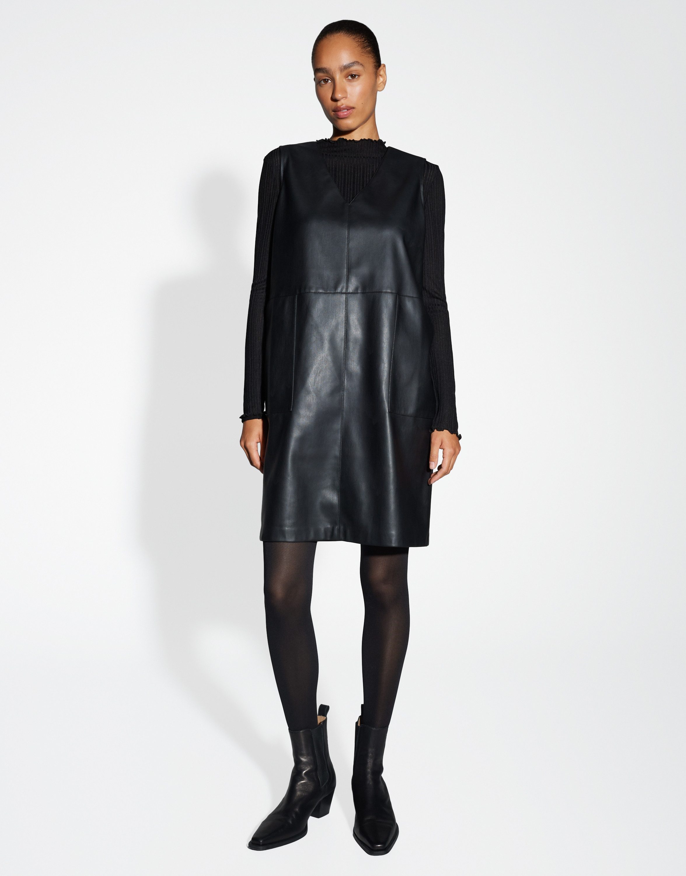 OPUS Trägerkleid WANCY in Lederoptik WANCY günstig online kaufen