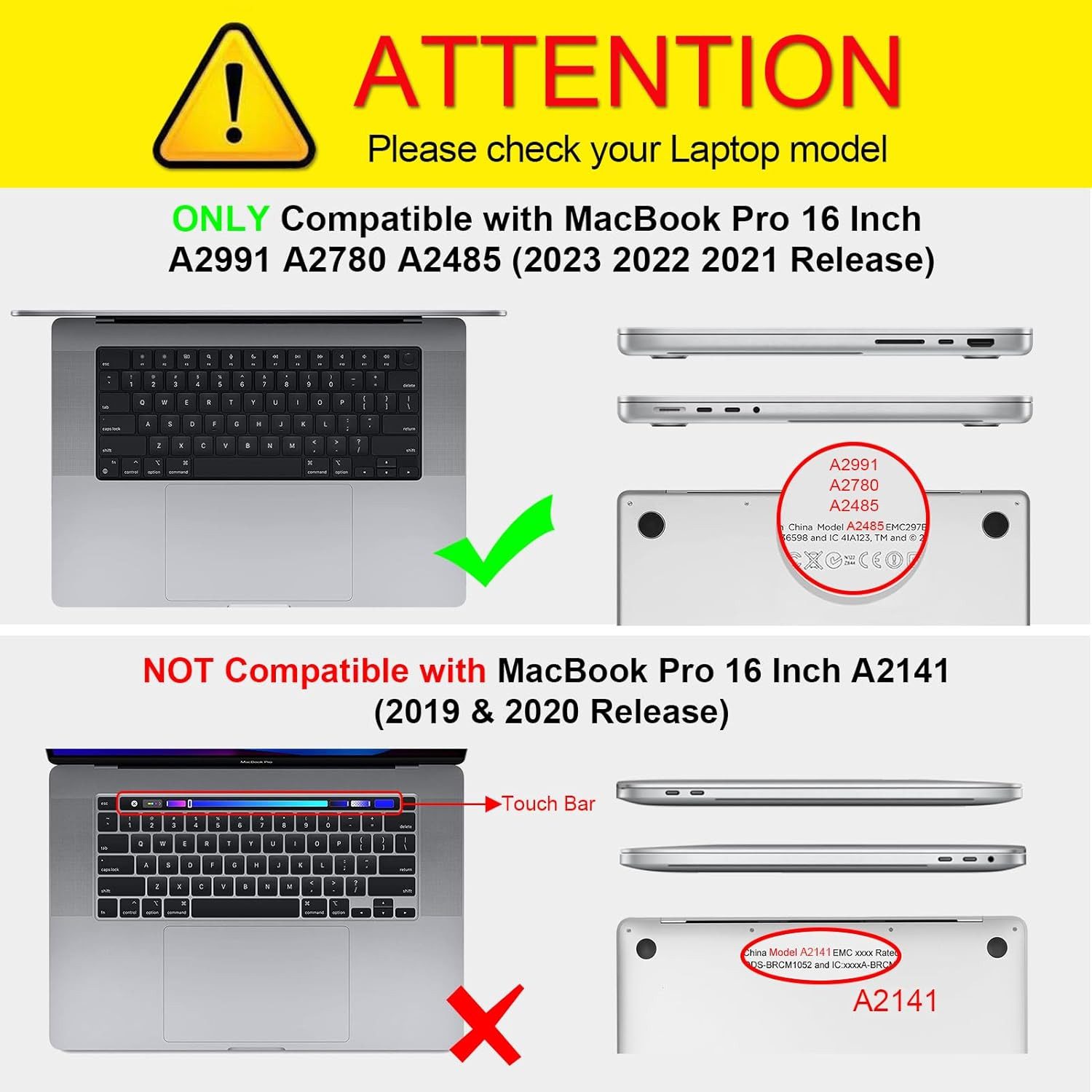 Fintie Laptop-Hülle für MacBook Pro 16" (2026-2021) M5 M4 M3 M2 M1 Pro/Max, A3428 A3429 A3186 A3403 A2991 A2780 A2485, Ultradünne Hartschale Hülle