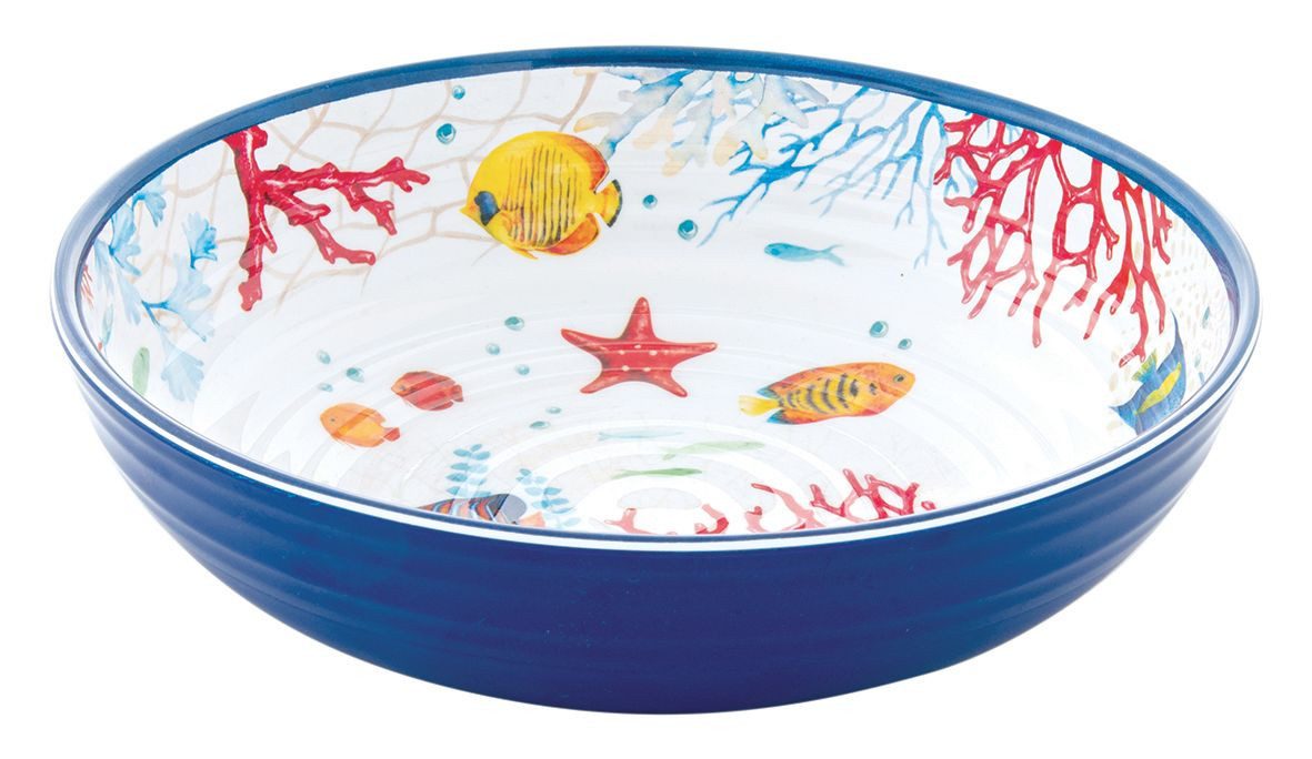EasyLife Suppenteller Bora Bora, Spülmaschinengeeignet, Mehrfarbig, Unterwasser, H: 5cm