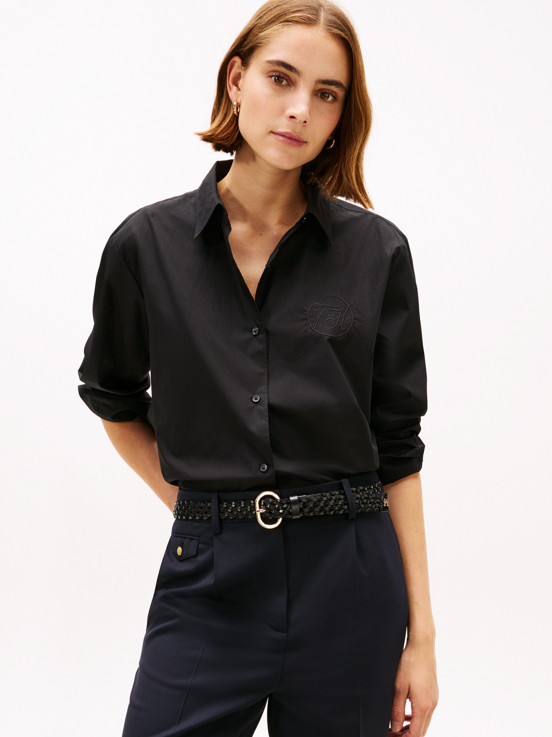 Tommy Hilfiger Hemdbluse COTTON EASY SHIRT