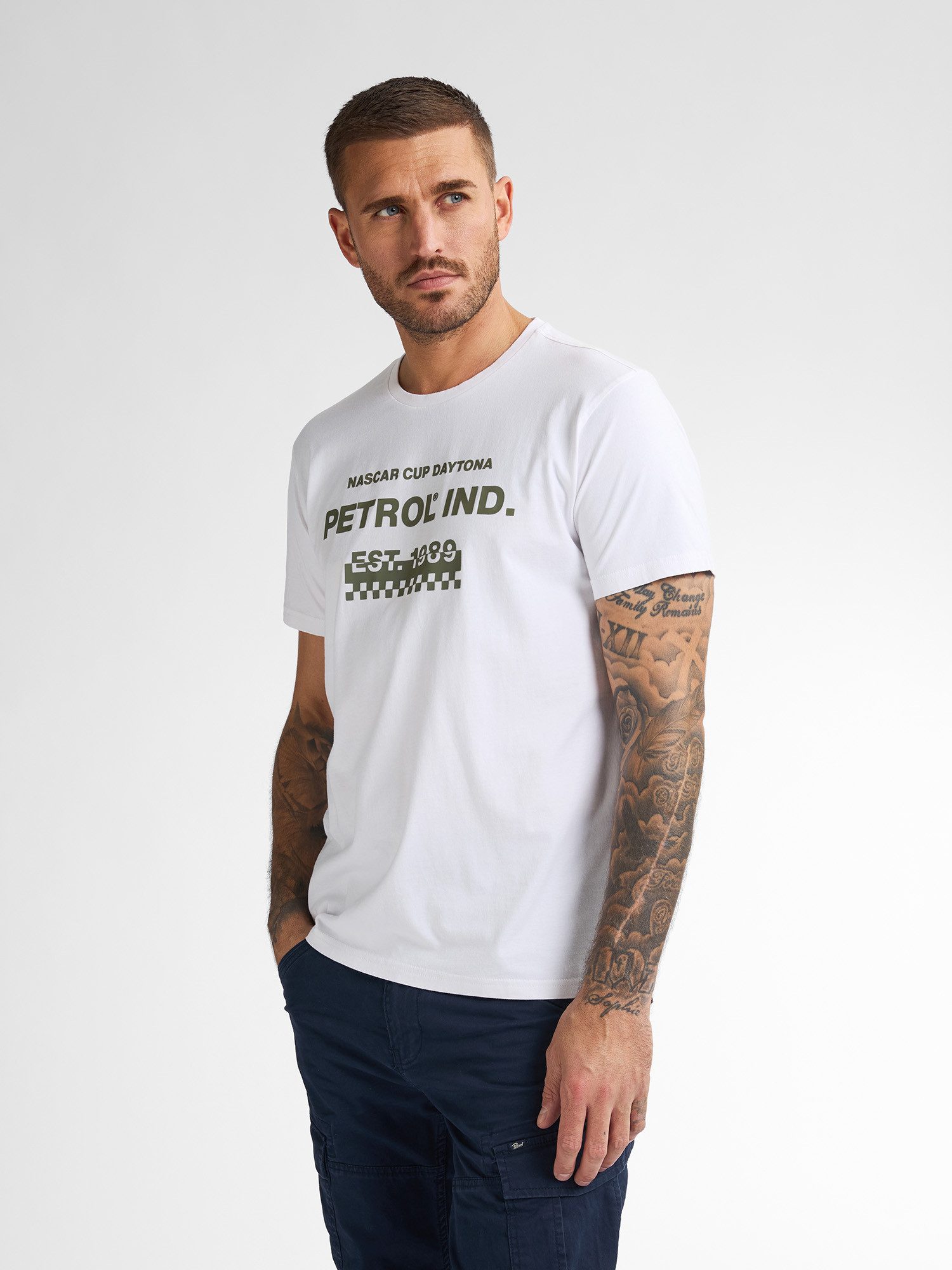 Petrol Industries T-Shirt Horizon mit Aufdruck