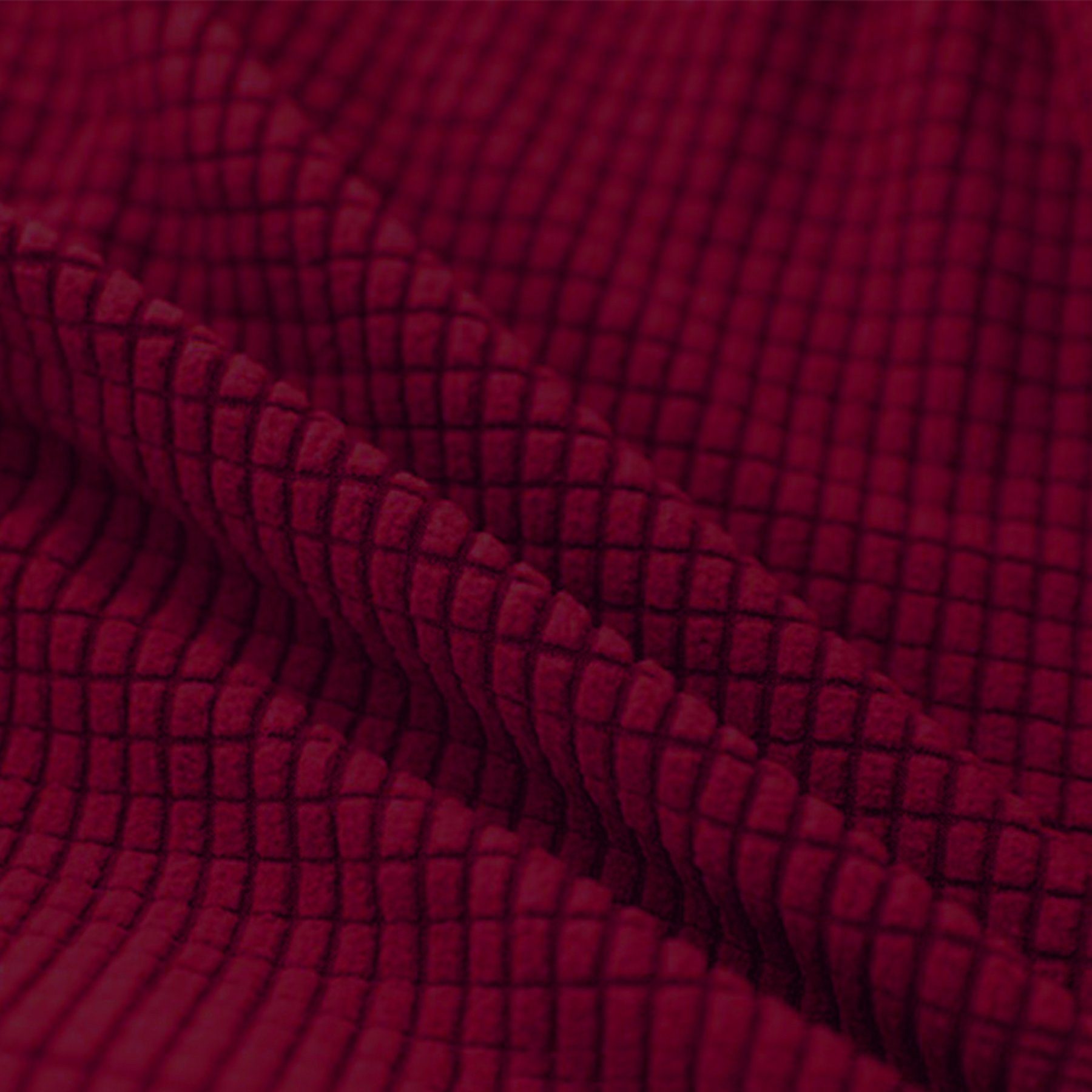 10er rot Stuhlbezug Set elastische, MOOHO Stuhlhusse Stretch Stuhlhussen Waschbar