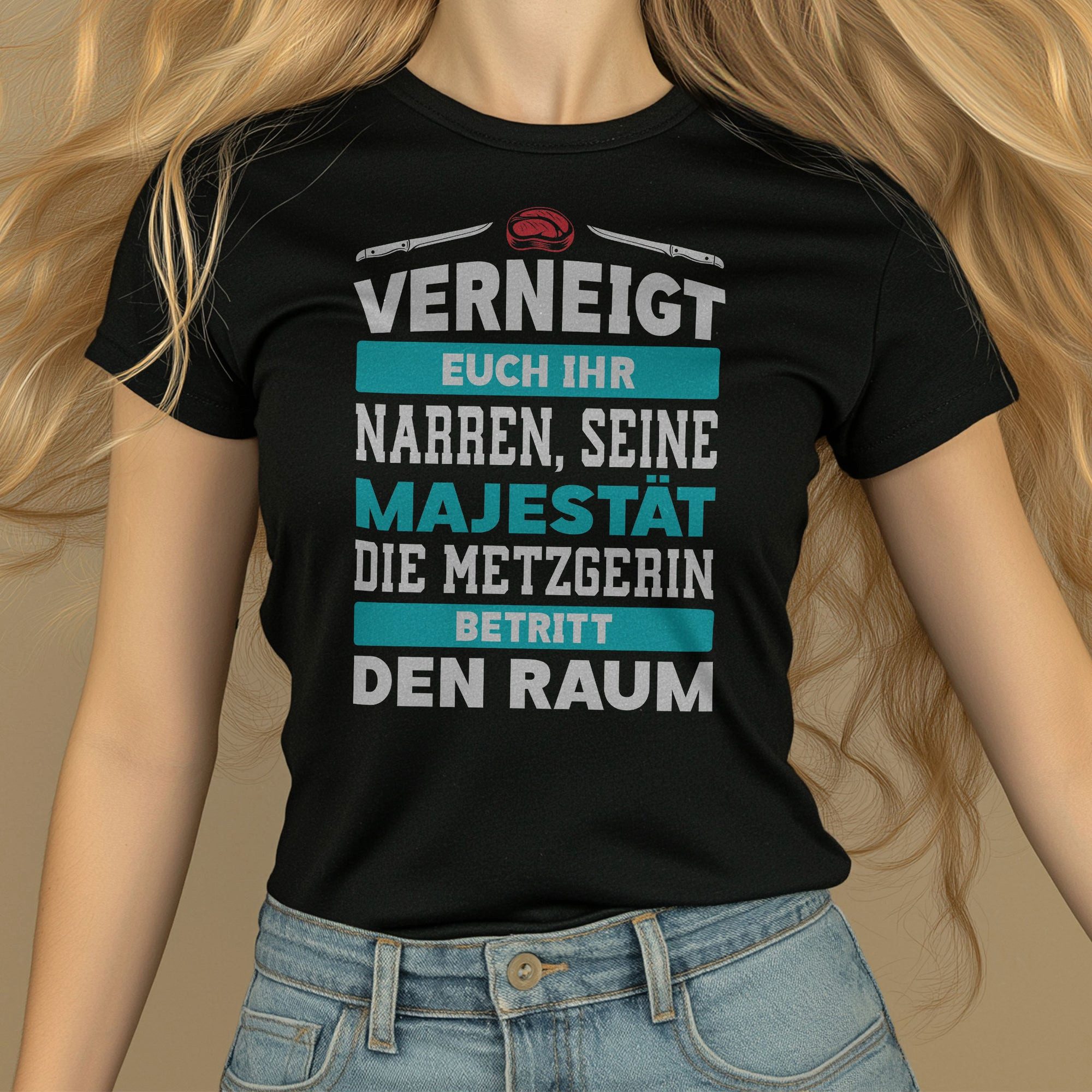 22Feels T-Shirt Metzgerin Geschenk Frauen Spruch Beruf Ausbildung Abschluss IN DEUTSCHLAND BEDRUCKT