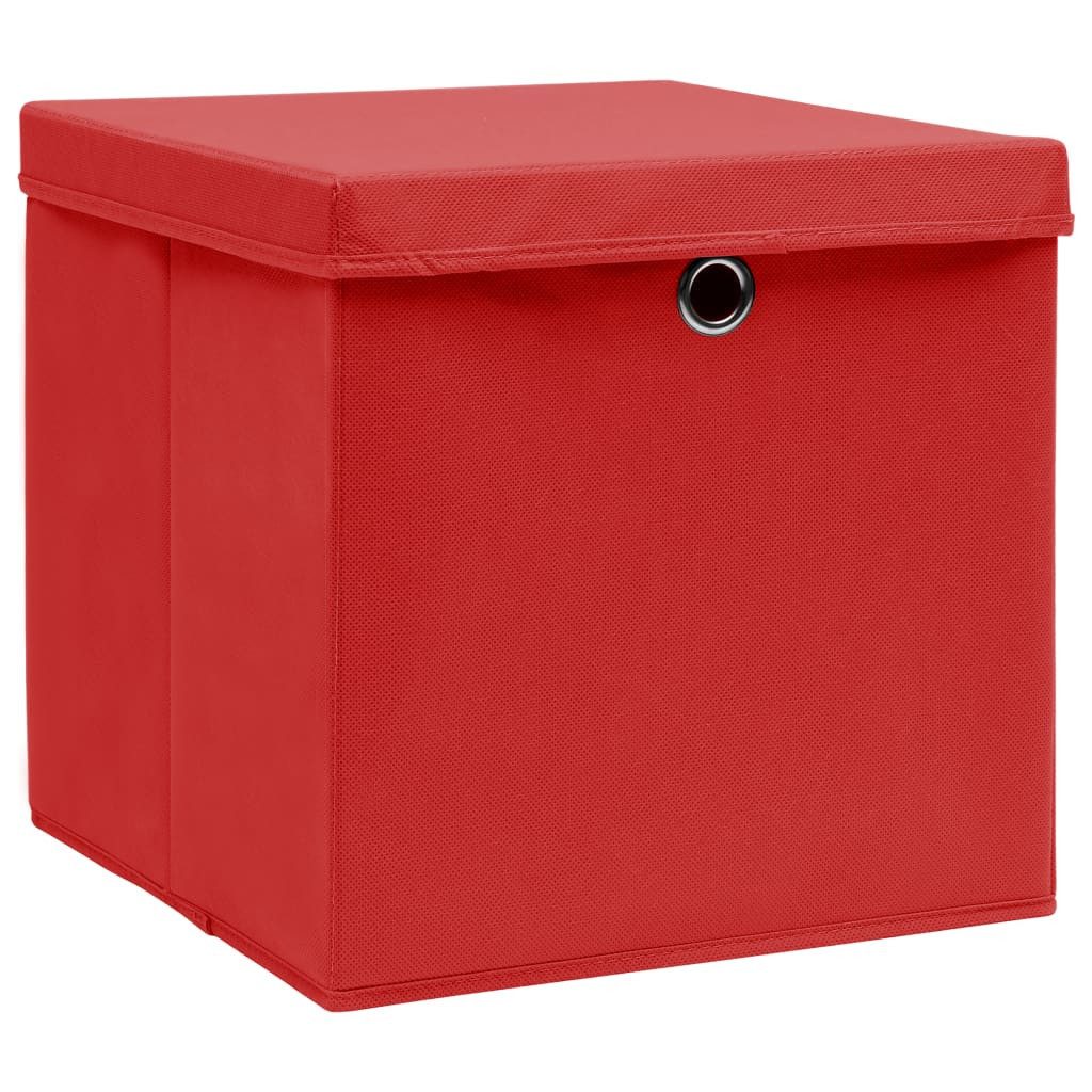 vidaXL Aufbewahrungsbox, Ordnungsboxen mit Deckeln 10 günstig online kaufen