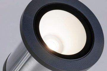 Paulmann LED Gartenstrahler Plug & Shine, Plug & Shine, LED fest integriert, Warmweiß, LED-Modul, 3000K 24V IP65 Anthrazit