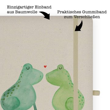 Mr. & Mrs. Panda Notizbuch Frosch Liebe - Transparent - Geschenk, Ehefrau, Kladde, Geschenk Freu Mr. & Mrs. Panda, 96 Seiten
