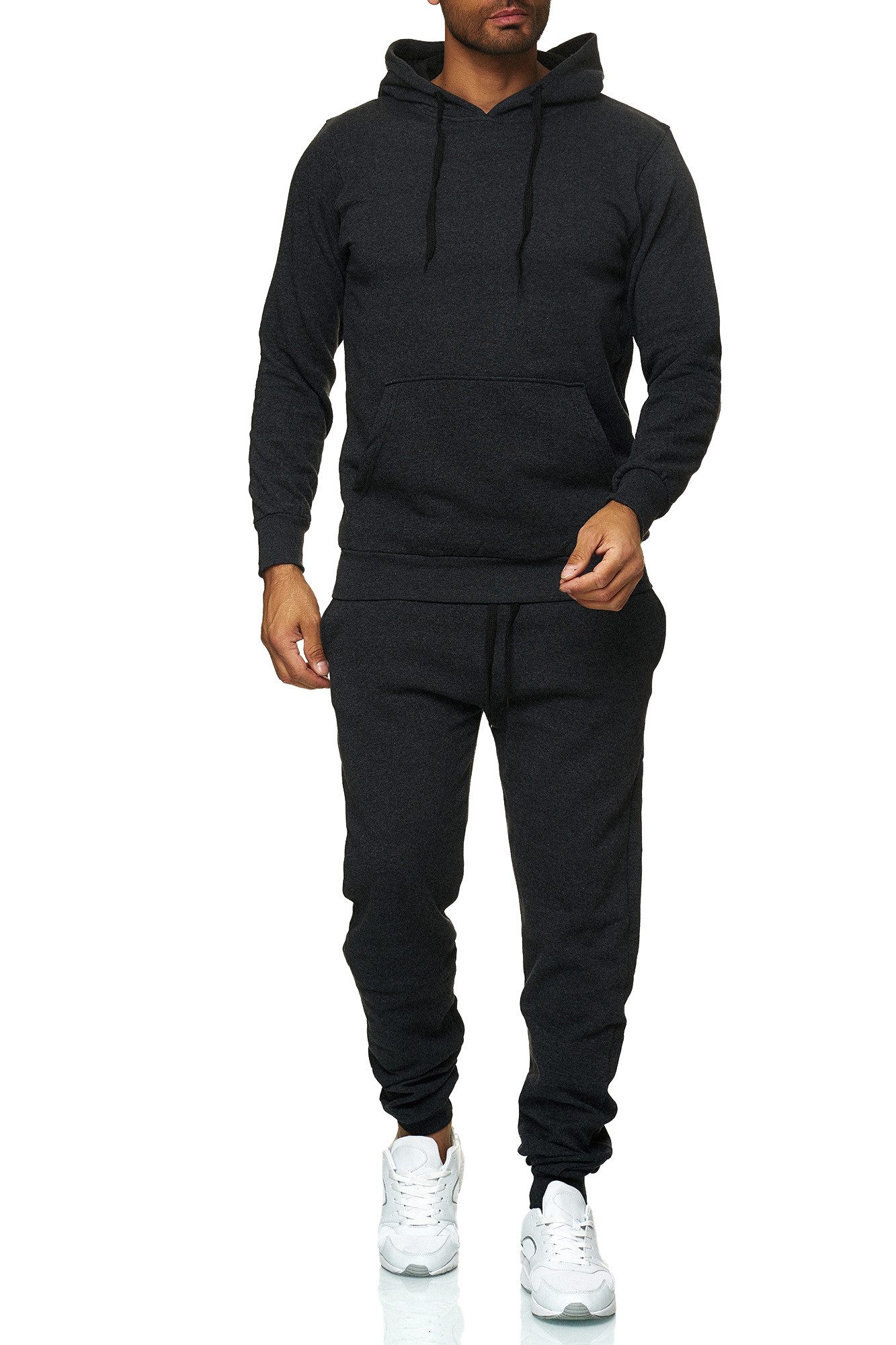 iKENNAS Sportanzug i (hoodie + hose) Anthrazit M