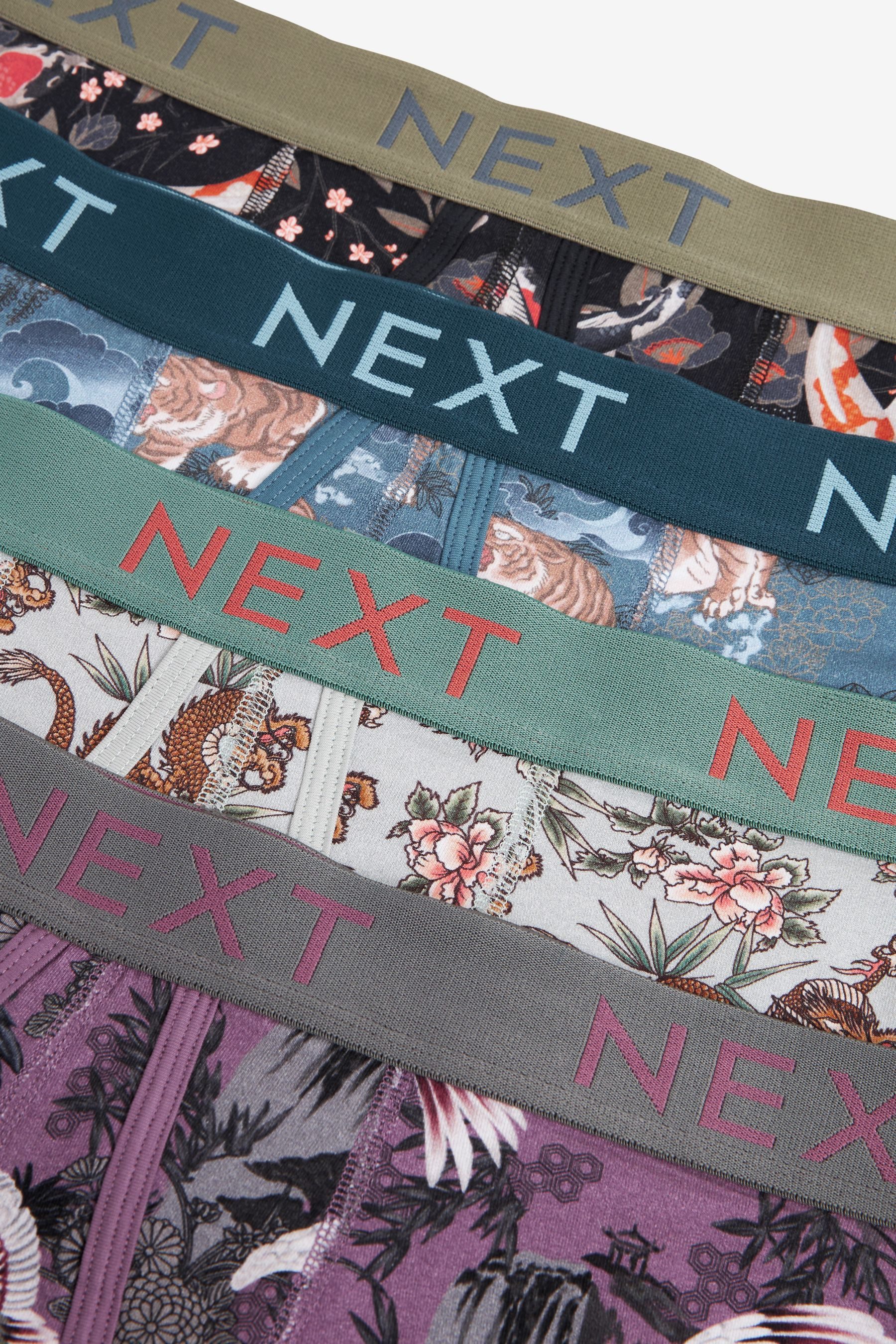 Next Boxershorts Gemusterte Boxershorts, 4er-Pack (4-St)