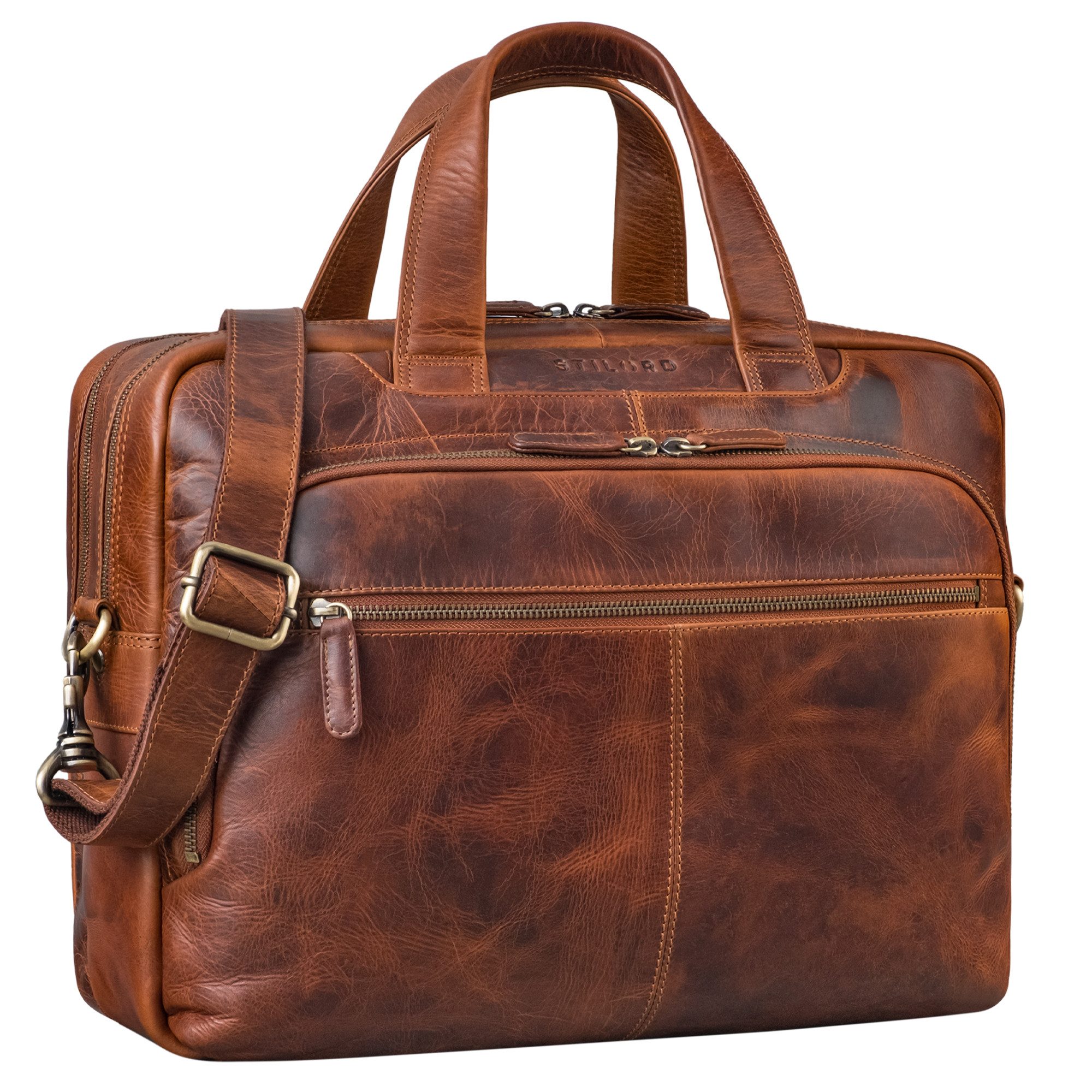 Laptoptasche "Lias" Umhängetasche Leder groß