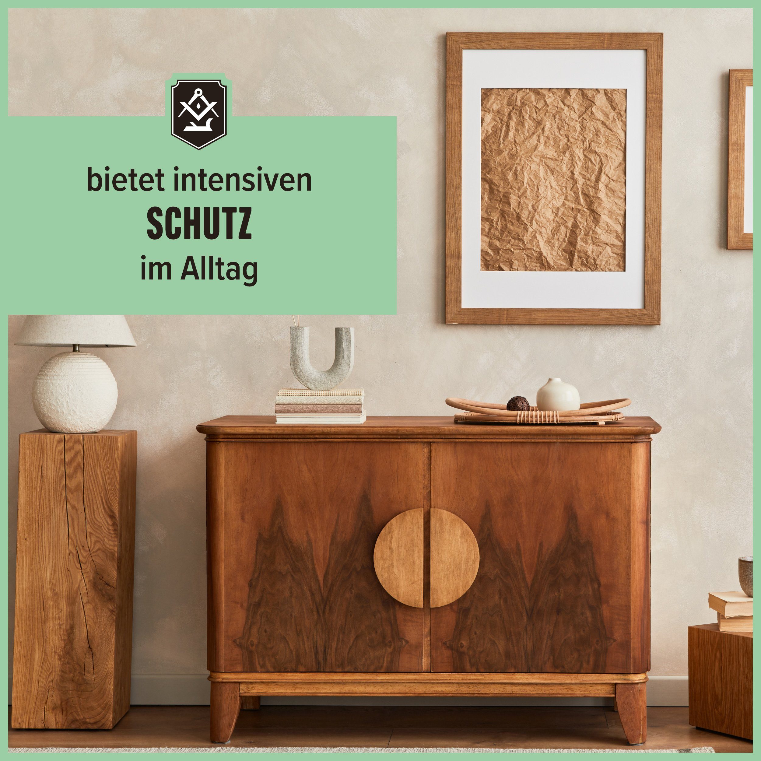 Schrader Möbel Pflege Balsam für 250ml lackierte - Holzoberflächen Germany) - in (Pflegemittel - Made Holzreiniger