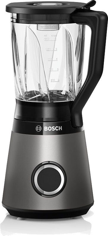 BOSCH Standmixer MMB6172S VitaPower Serie 4, 1200 W, 30.000 U/Min,  ThermoSafe Glasbehälter (1,5 L), inkl. Stopfer