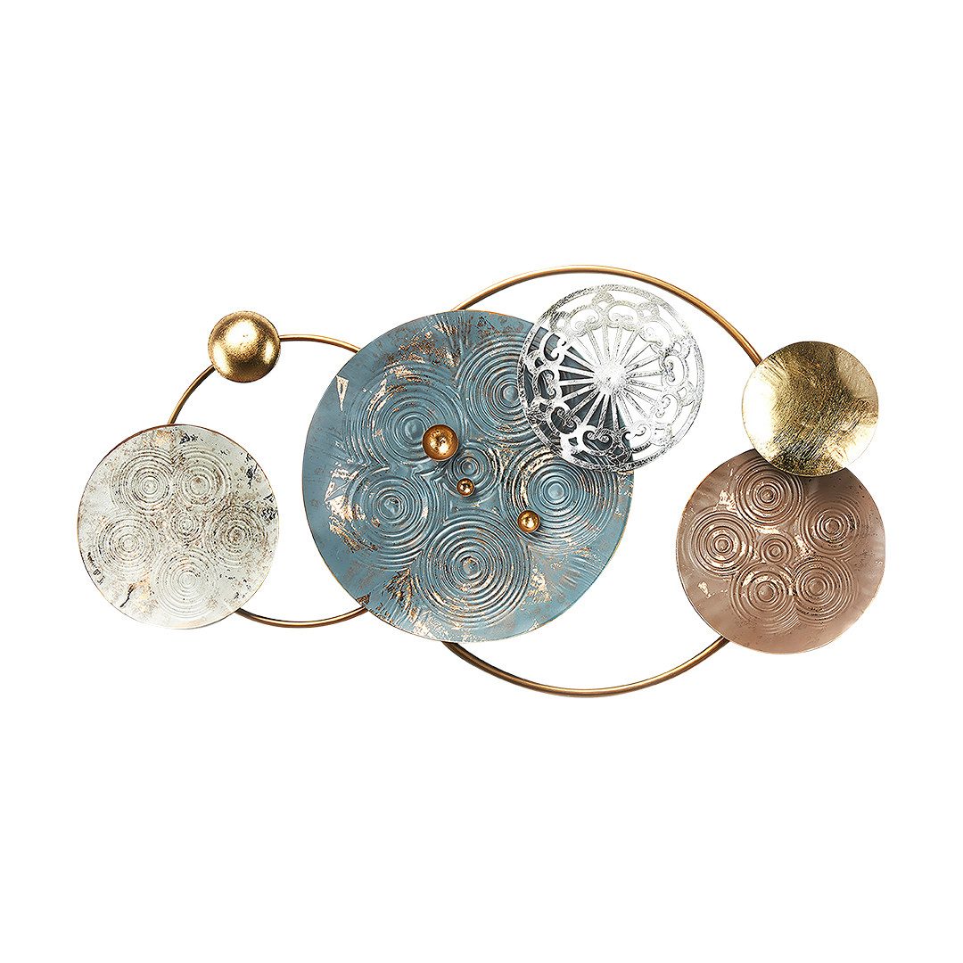 Kobolo Wandbild Metallbild PASTELL 3D aus Metall in Pastelltönen, Industria günstig online kaufen