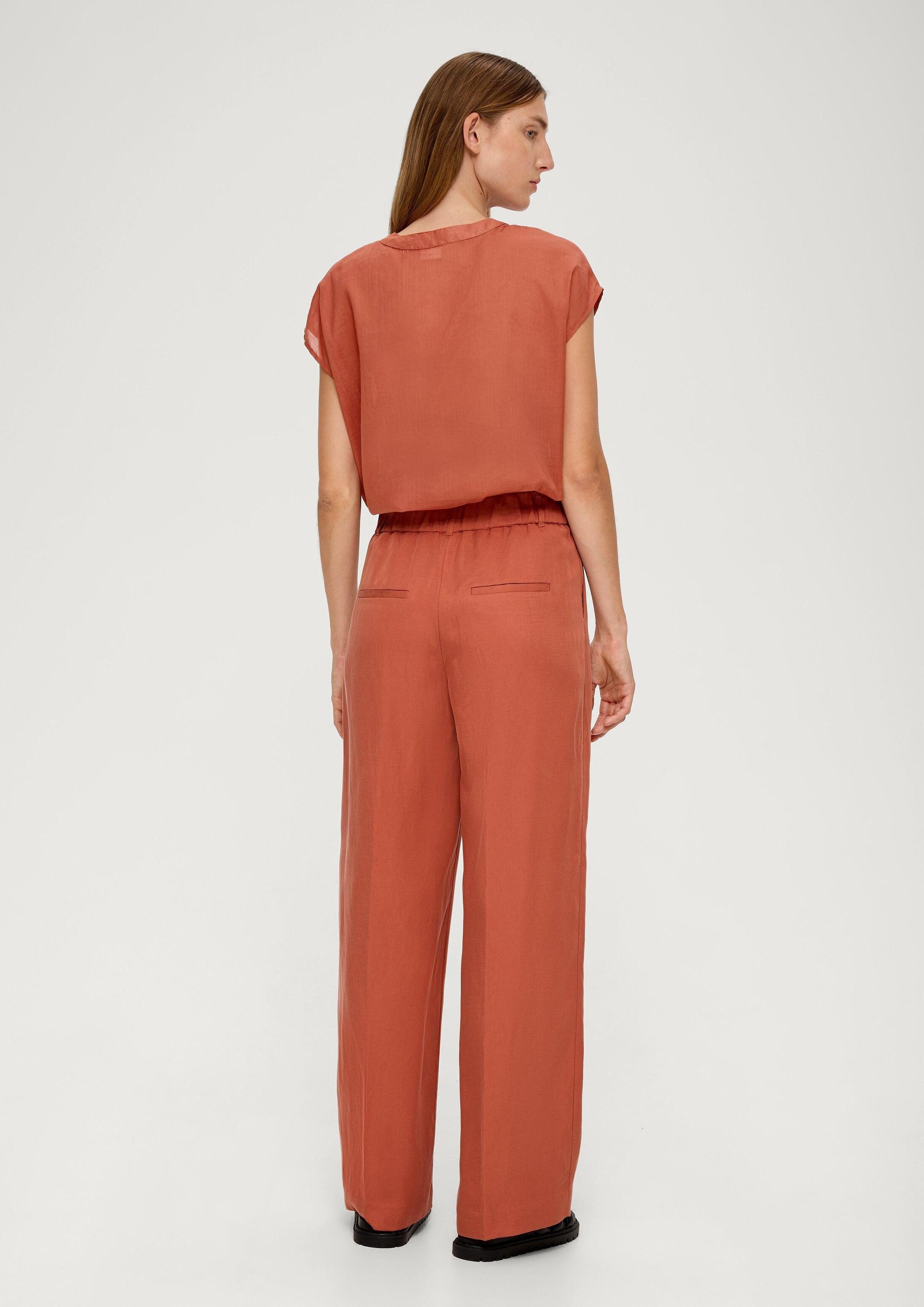 s.Oliver Chinos Hose Regular: Hose mit Bundfalten