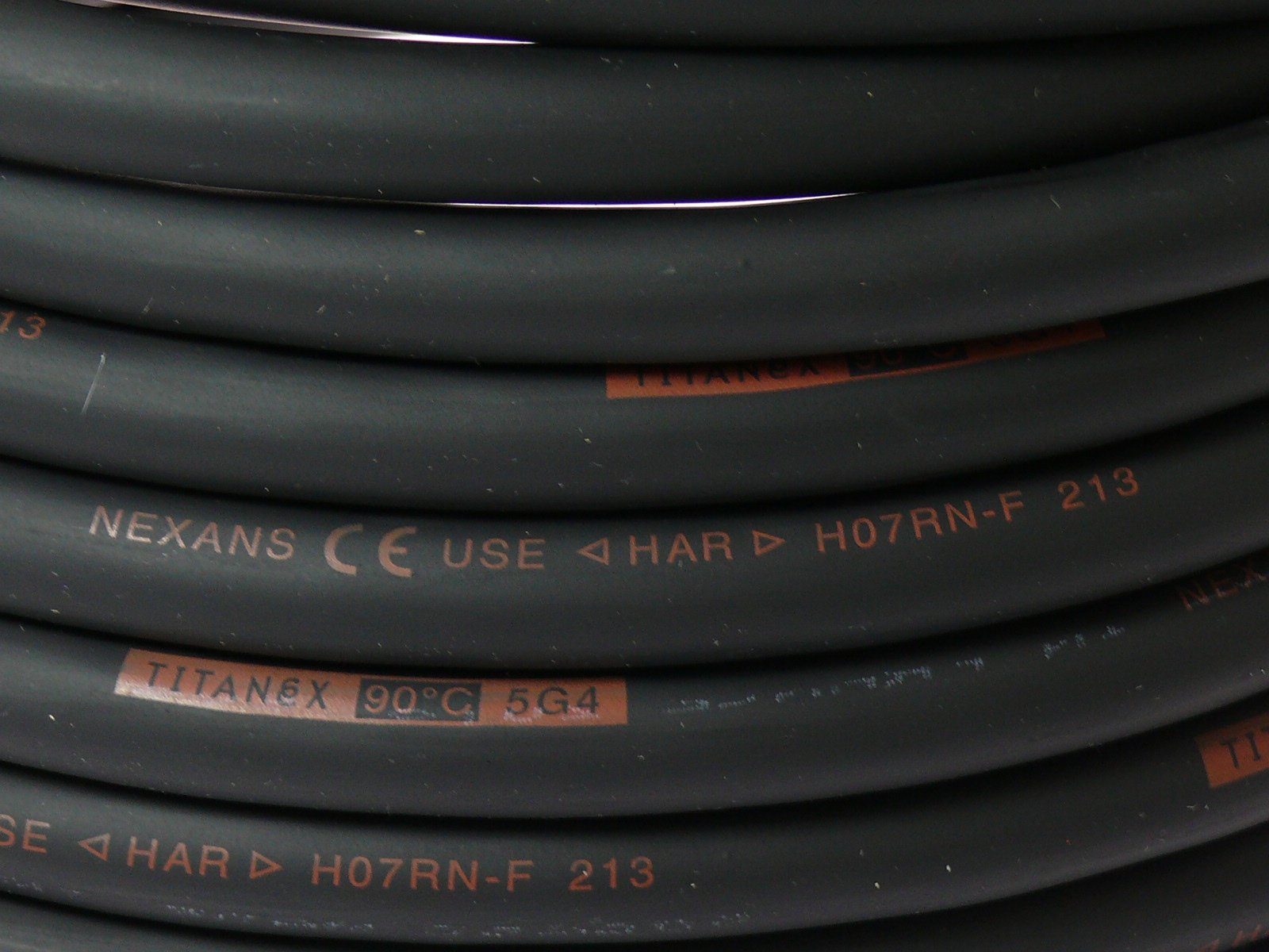 Titanex TITANEX H07RN-F 5x4 5G4 (500 Gummischlauchleitung cm) Elektro-Kabel, 5m