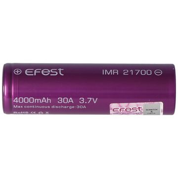 EFEST Efest IMR21700 - 4000mAh, Li-Ion-Akku, 3,6V - 3,7V 30A Akku 4000 mAh (3,6 V)