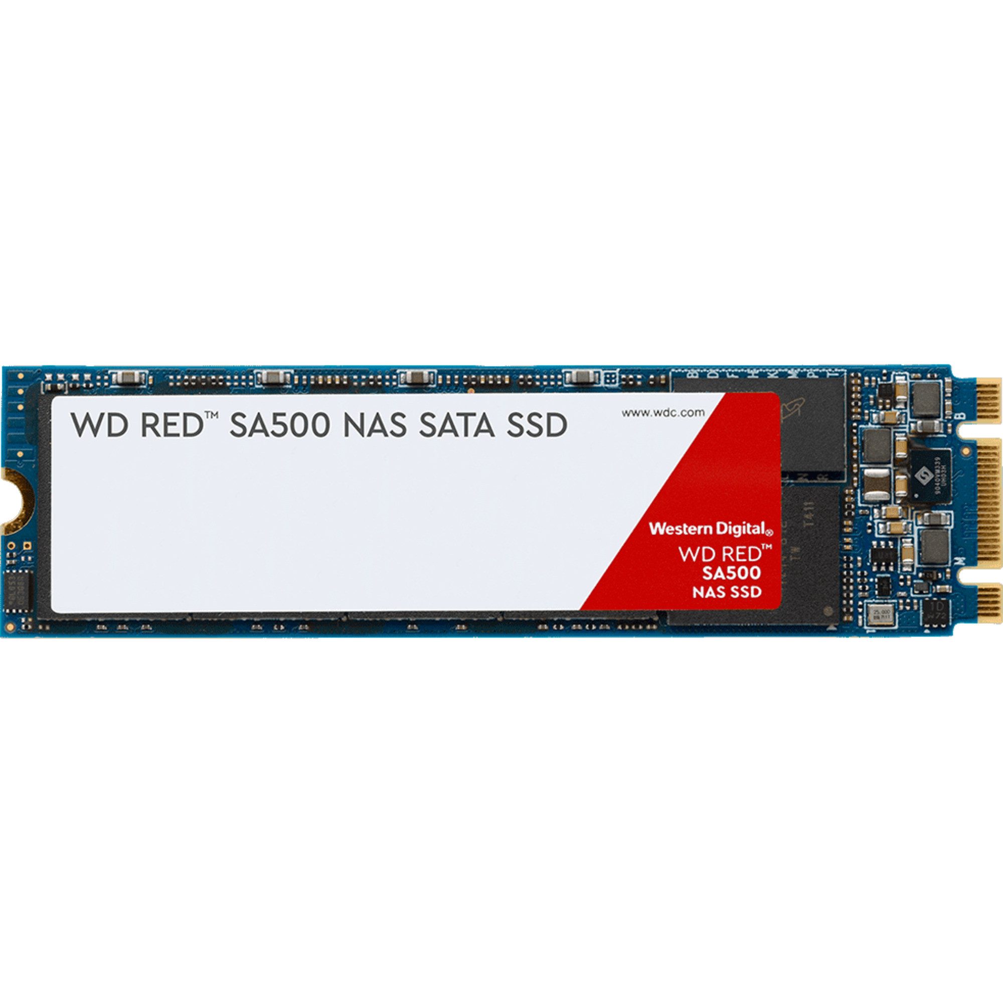 Western Digital WD Red SA500 SSD 500 GB, (SATA 6 Gb/s, M.2 2280) SSD-Festplatte (500 GB) 2.5"